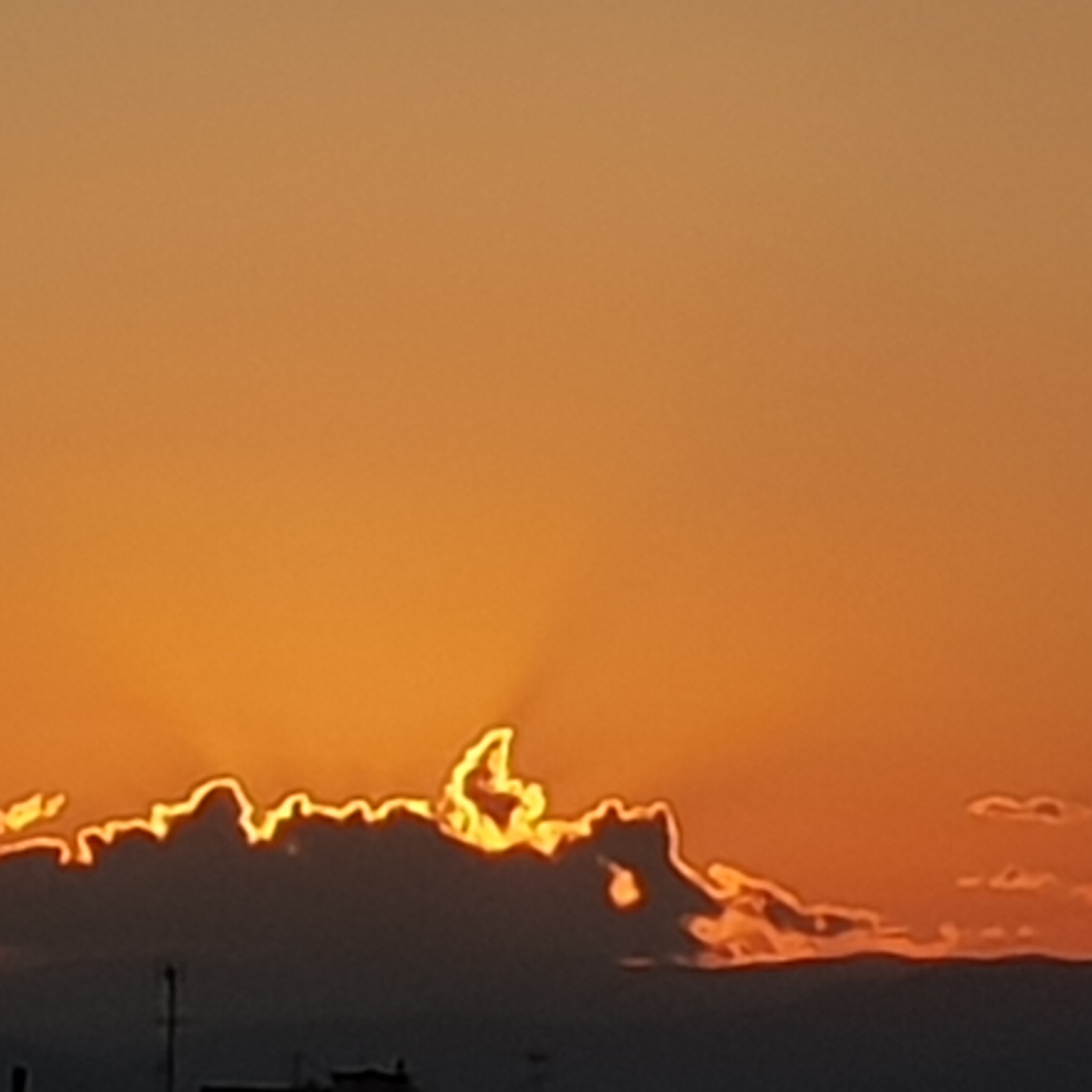 Tre fiammiferi accesi...