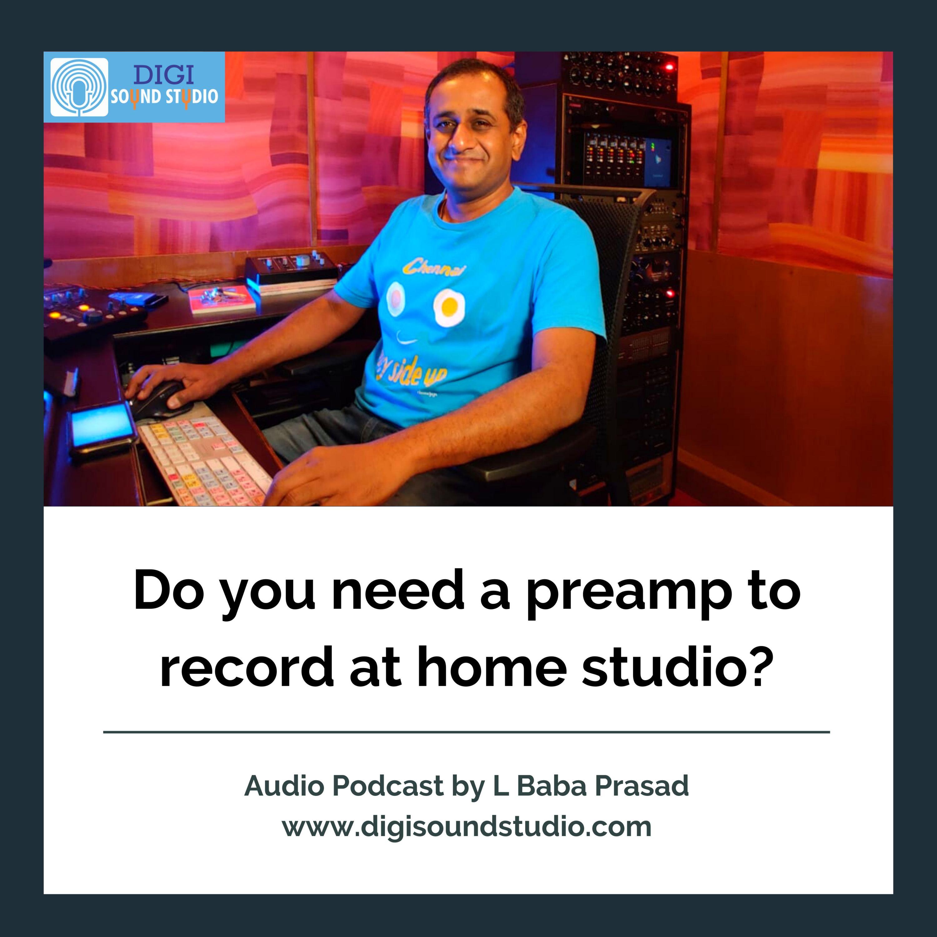 Do you need a preamp to record at a home studio?