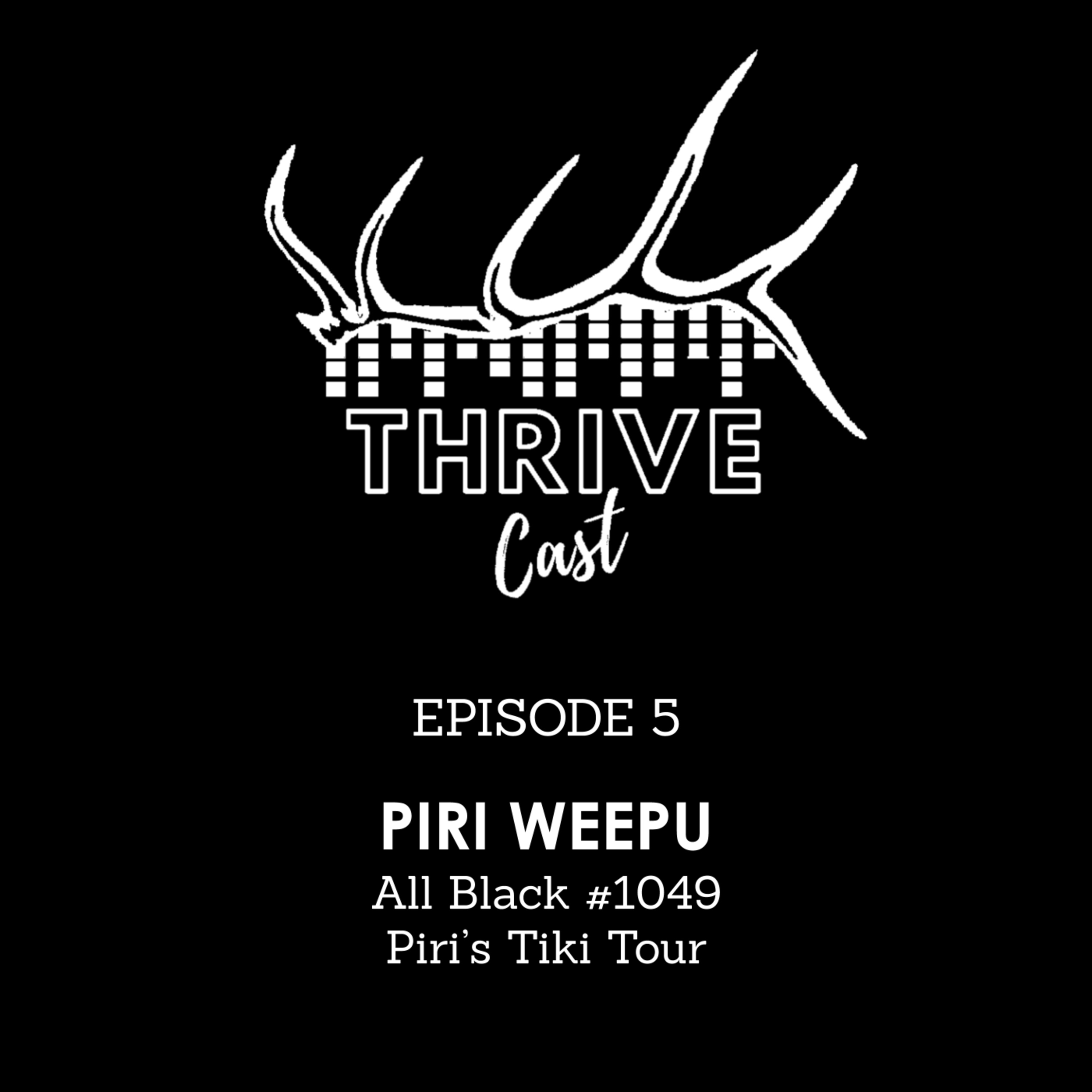 Piri Weepu - All Black #1049, Piri's Tiki Tour
