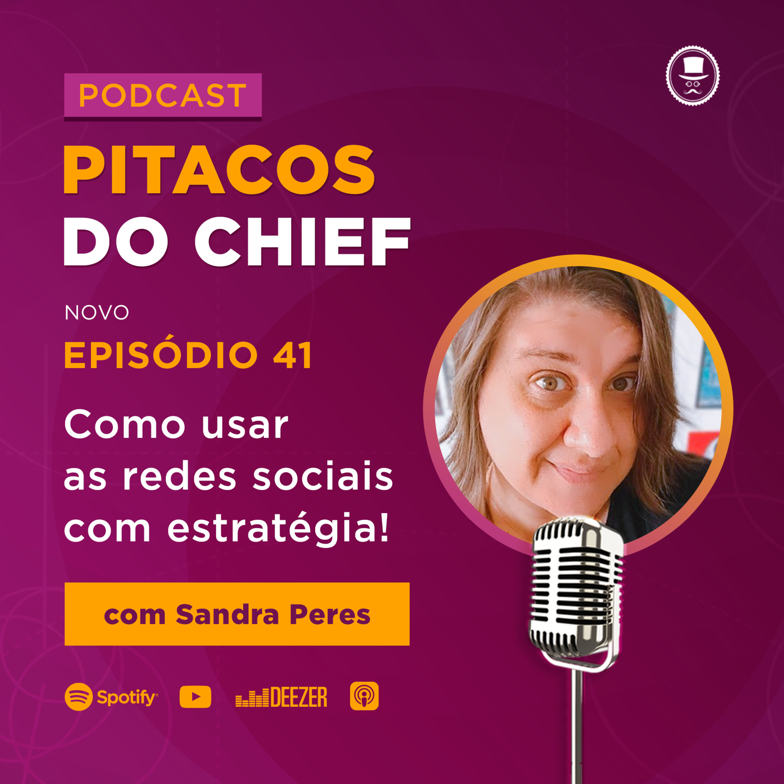 Como usar as redes sociais com estratégia - Sandra Peres | Podcast de Design #41 episode artwork