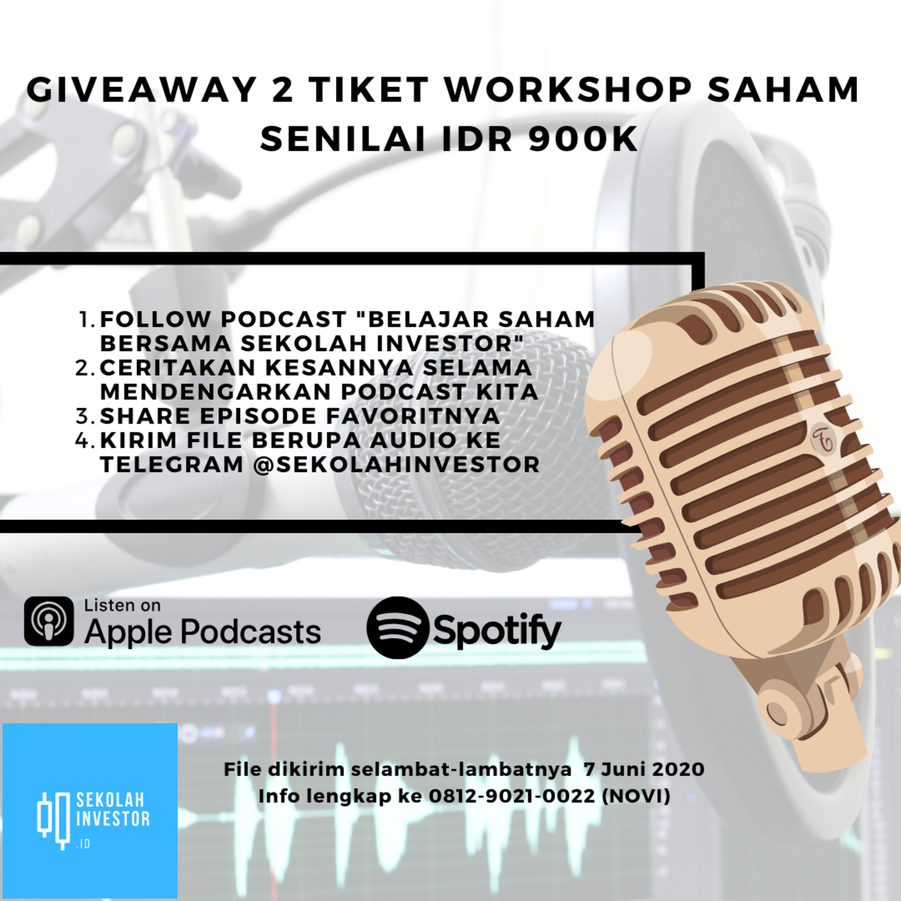 Giveaway 2 Tiket Workshop Saham Fundamental episode artwork