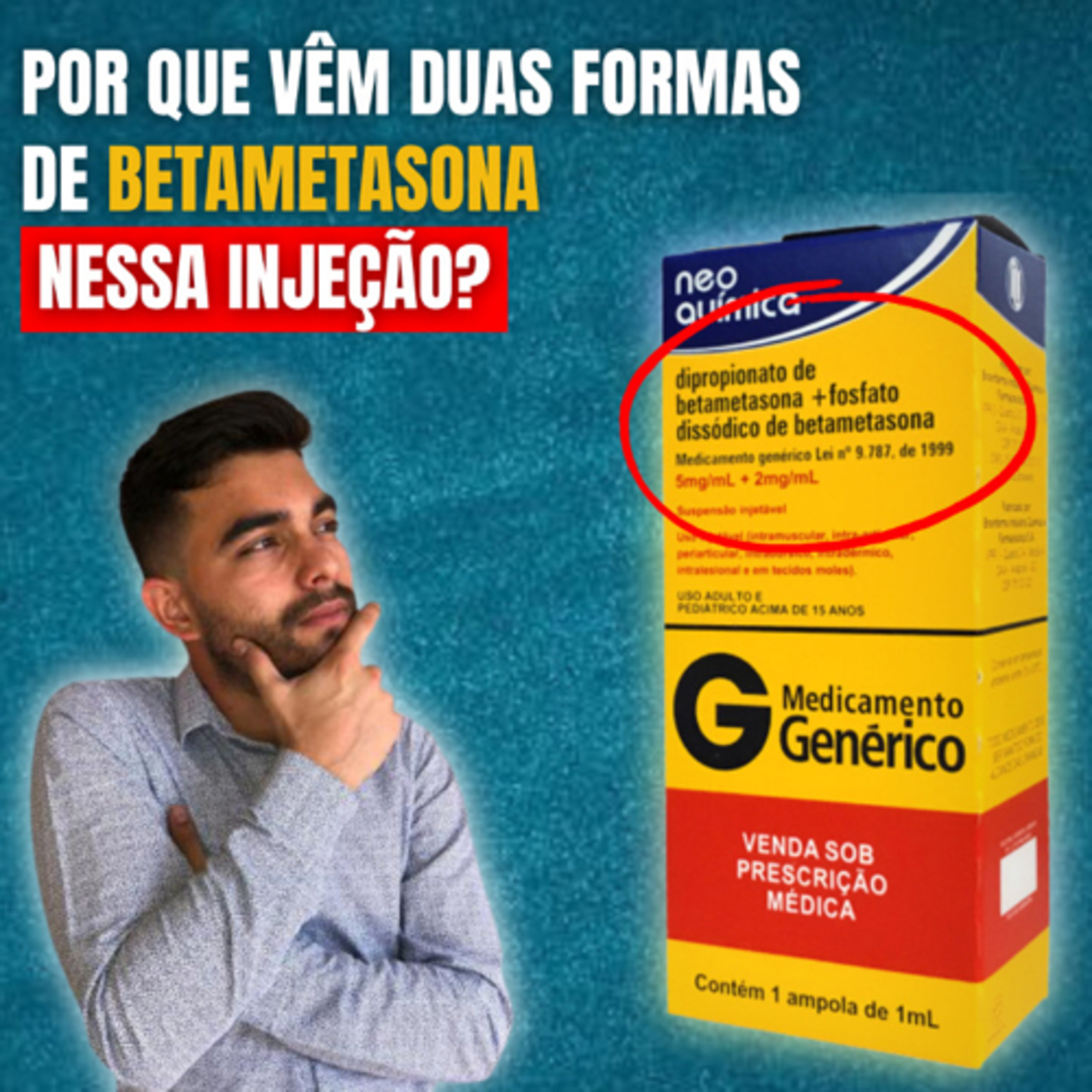 Farmacêutico Responde Cast #28 - Por que vêm duas formas de betametasona nessa injeção? episode artwork