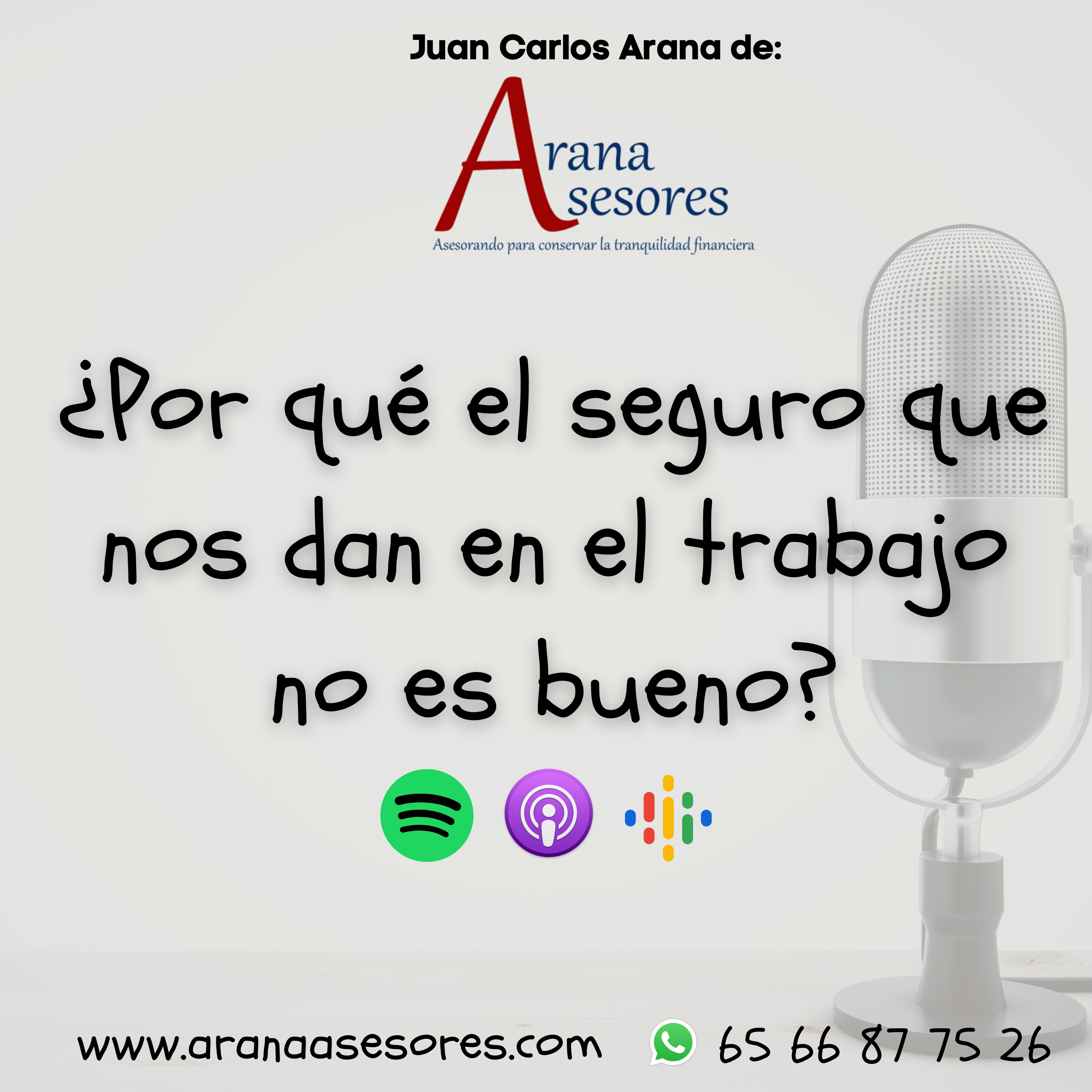Juan Carlos Arana De Arana Asesores - Tranquilidad en finanzas personales a través de los seguros
