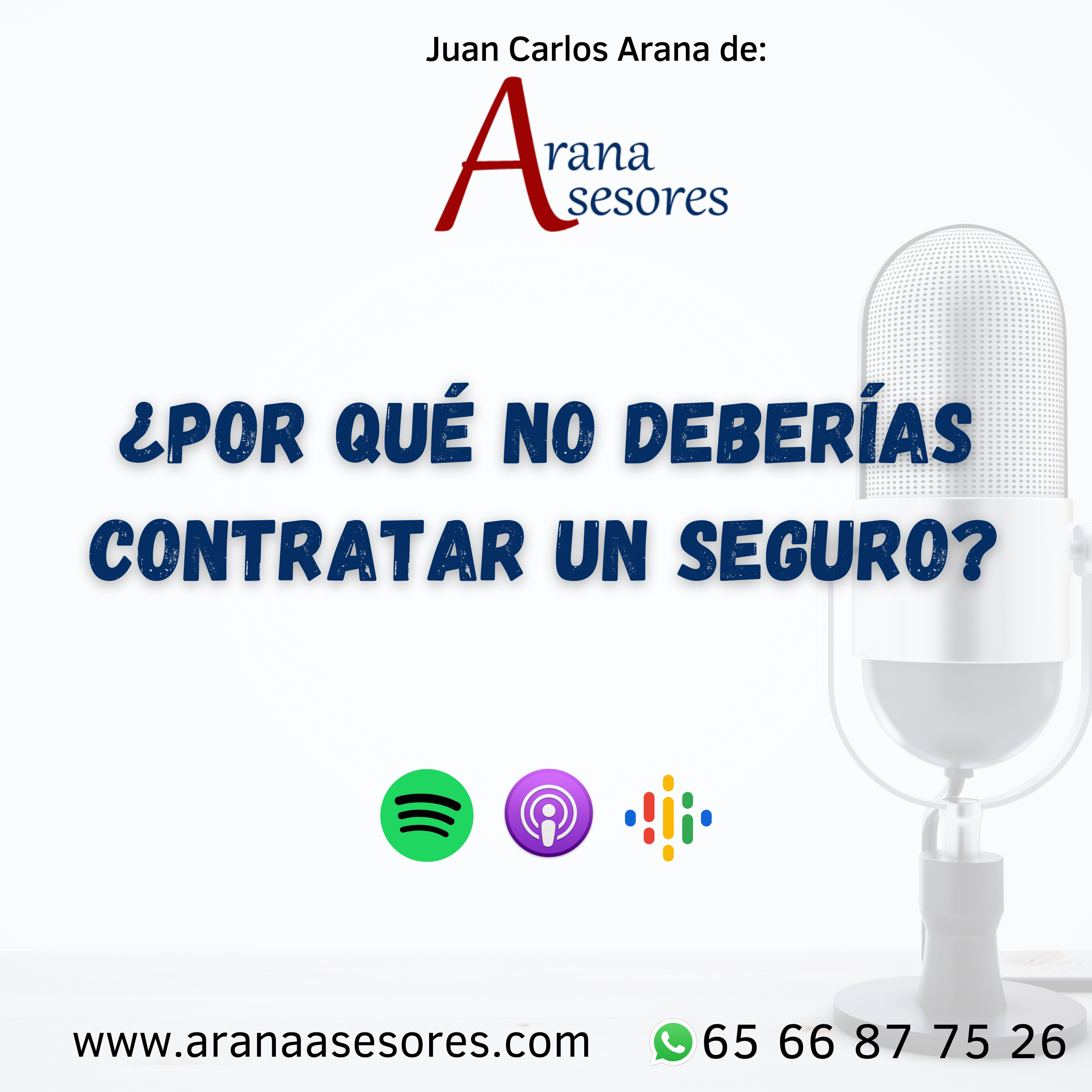 Juan Carlos Arana De Arana Asesores - Tranquilidad en finanzas personales a través de los seguros