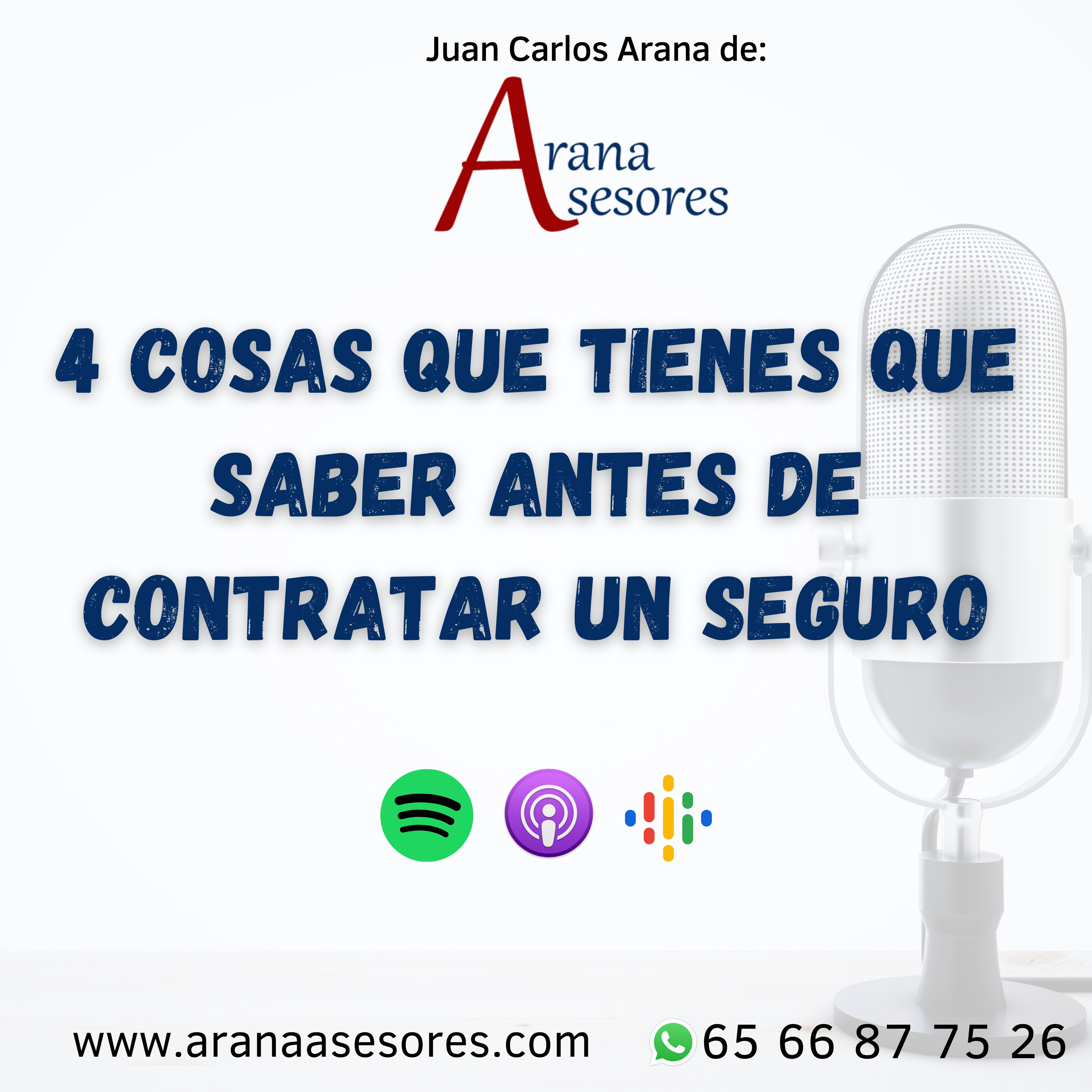 Juan Carlos Arana De Arana Asesores - Tranquilidad en finanzas personales a través de los seguros