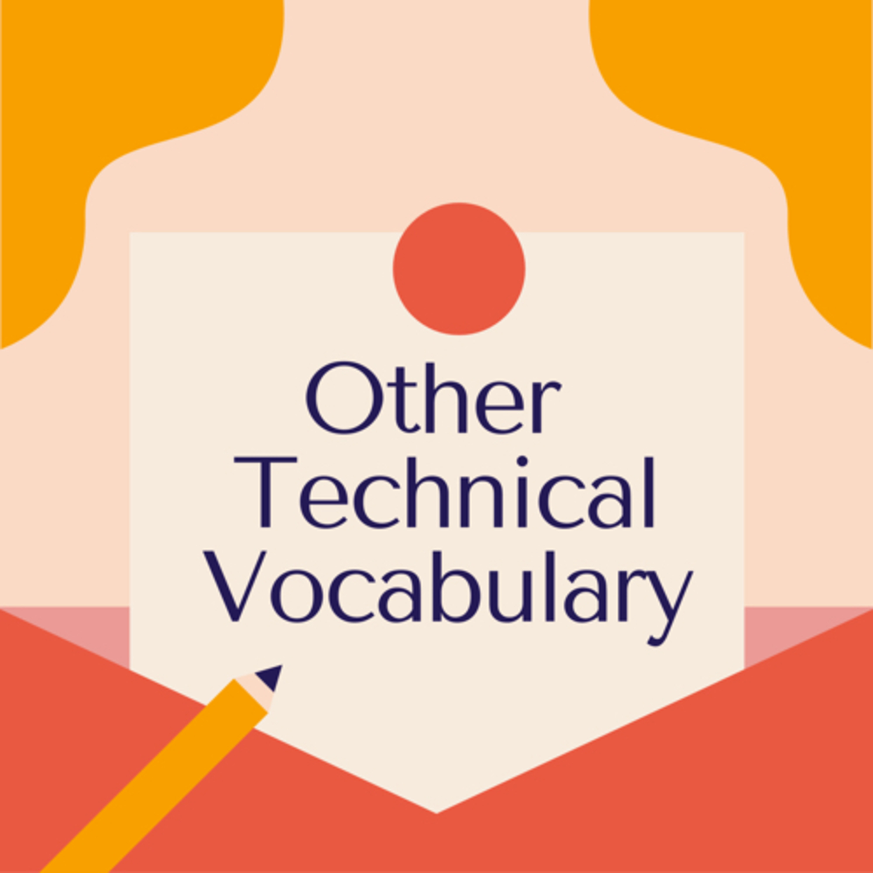 Technical vocabulary  episode artwork