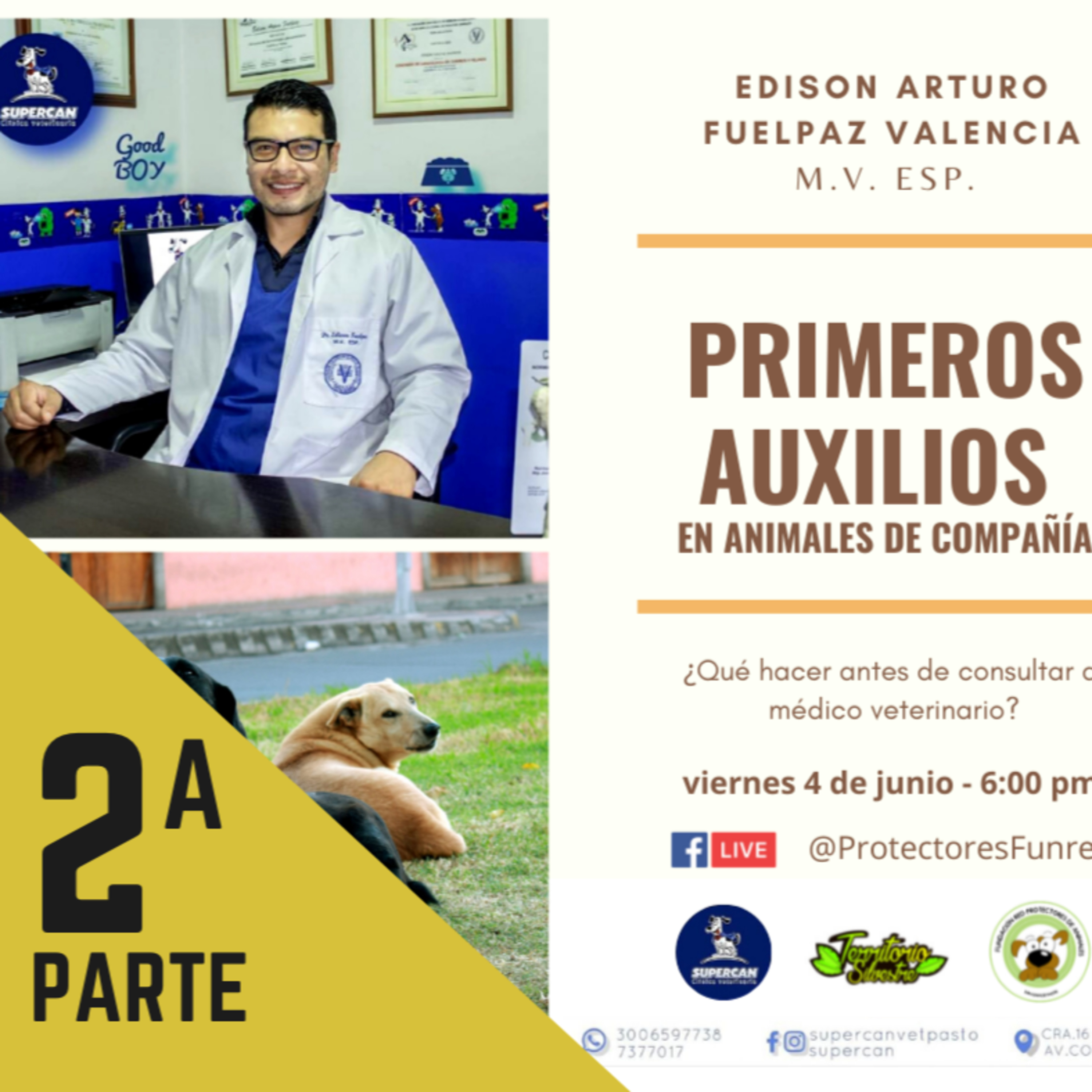 45. PRIMEROS AUXILIOS CON NUESTROS ANIMALES DE COMPAÑÍA SEGUNDA PARTE episode artwork