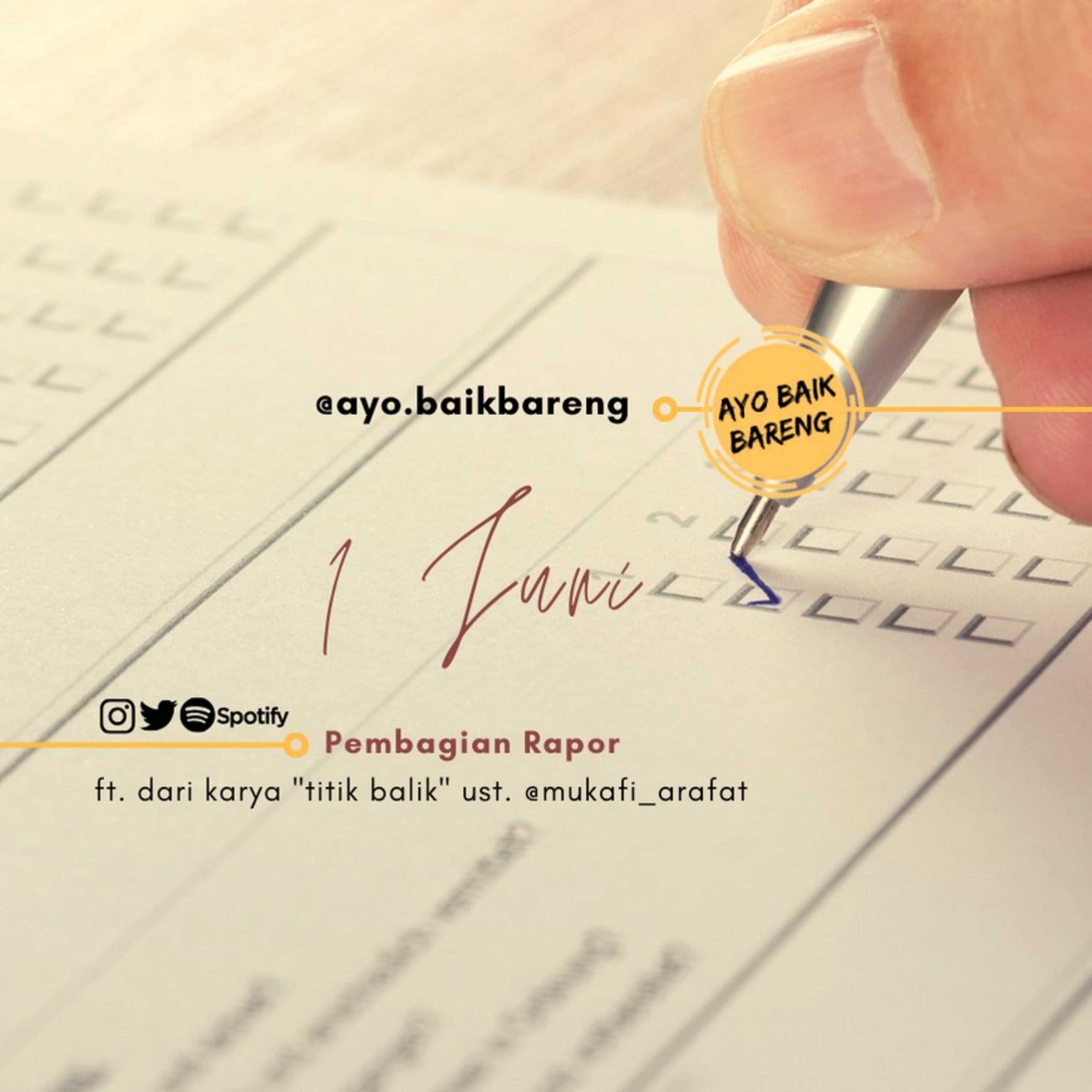 🎧 [1 Juni] | Pembagian Rapor episode artwork