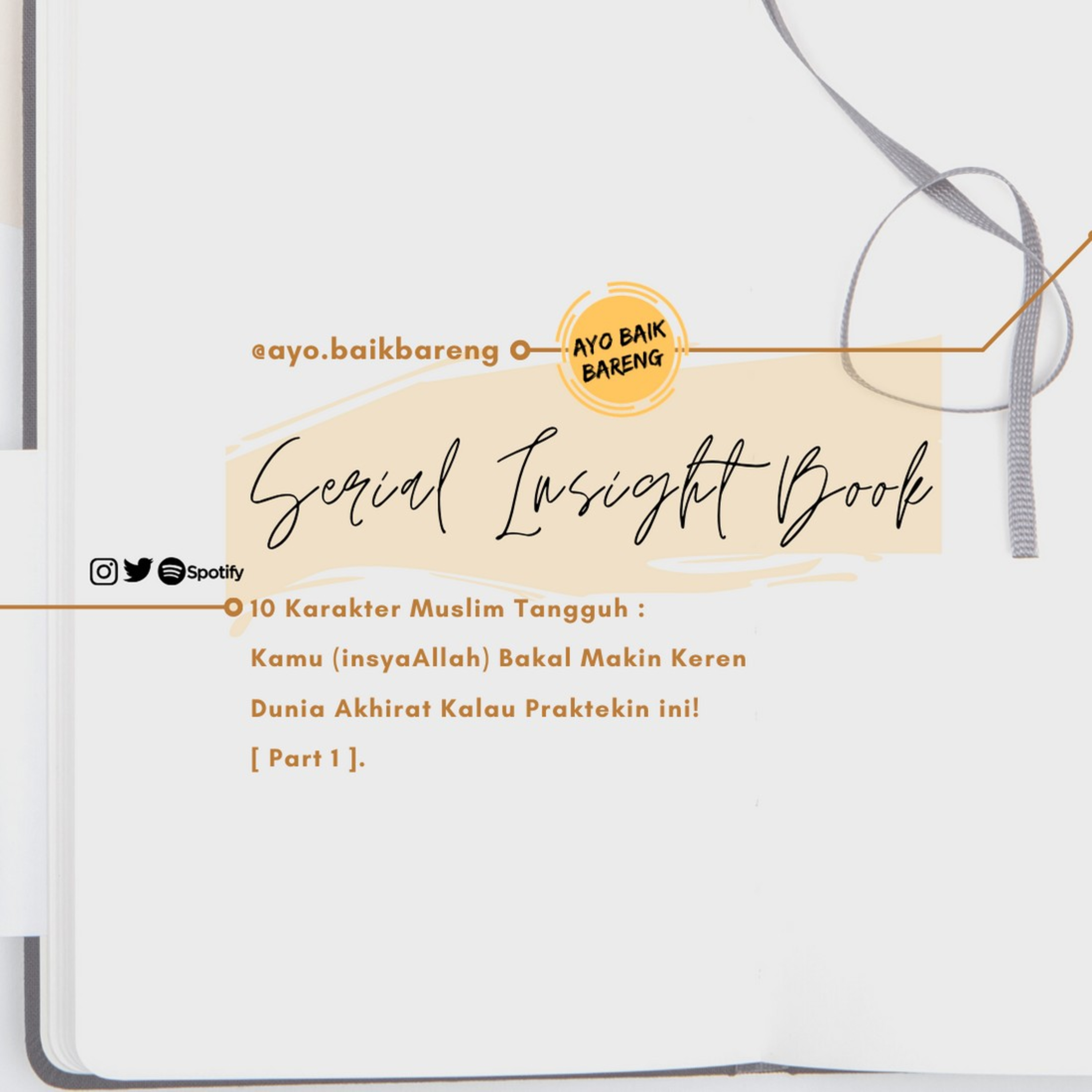 🎧 [ Serial Insight Book] Part. 1 | 10 Karakter Muslim Tangguh  episode artwork