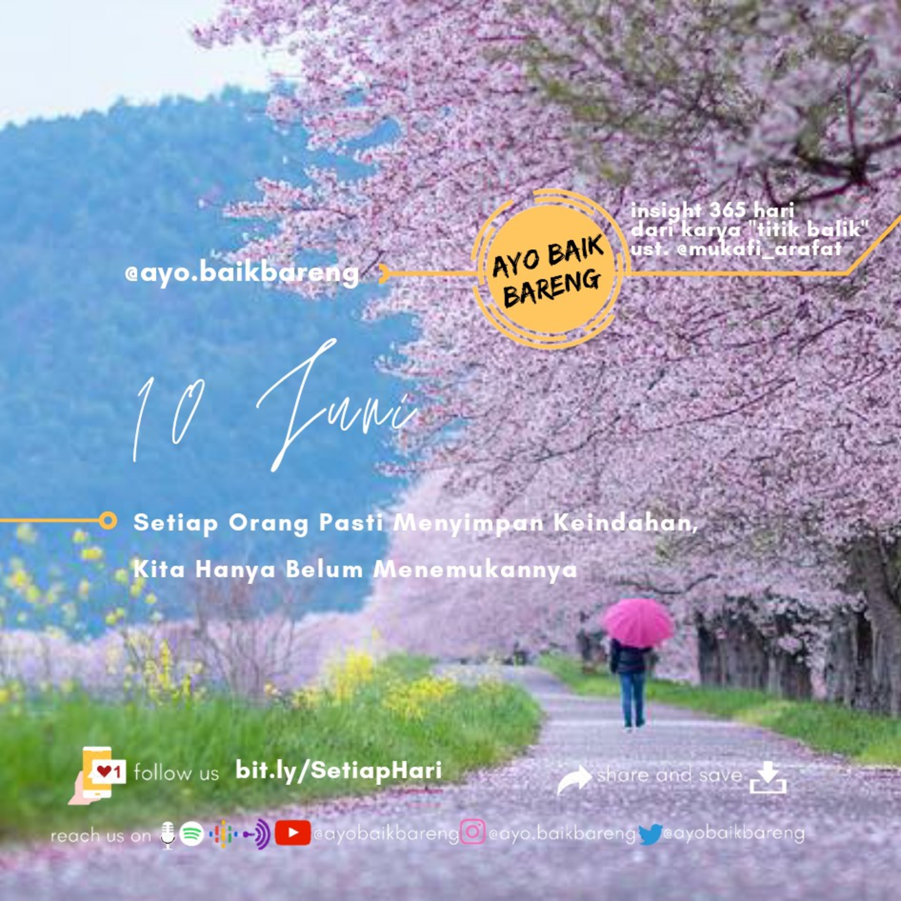 🎧 [10 Juni] | Setiap Orang Pasti Menyimpan Keindahan, Kita Hanya Belum Menemukannya  episode artwork