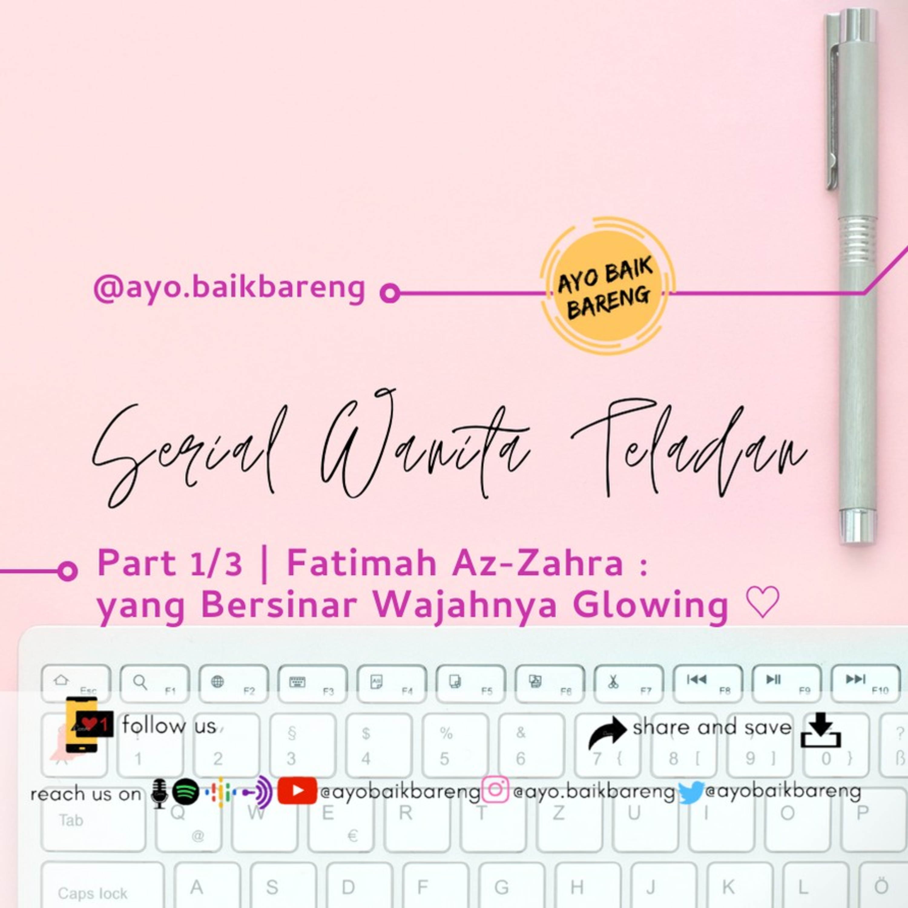 🎧 [Serial Wanita Teladan] Part 1/3 | Fatimah Az-Zahra : yang Bersinar Wajahnya Glowing episode artwork