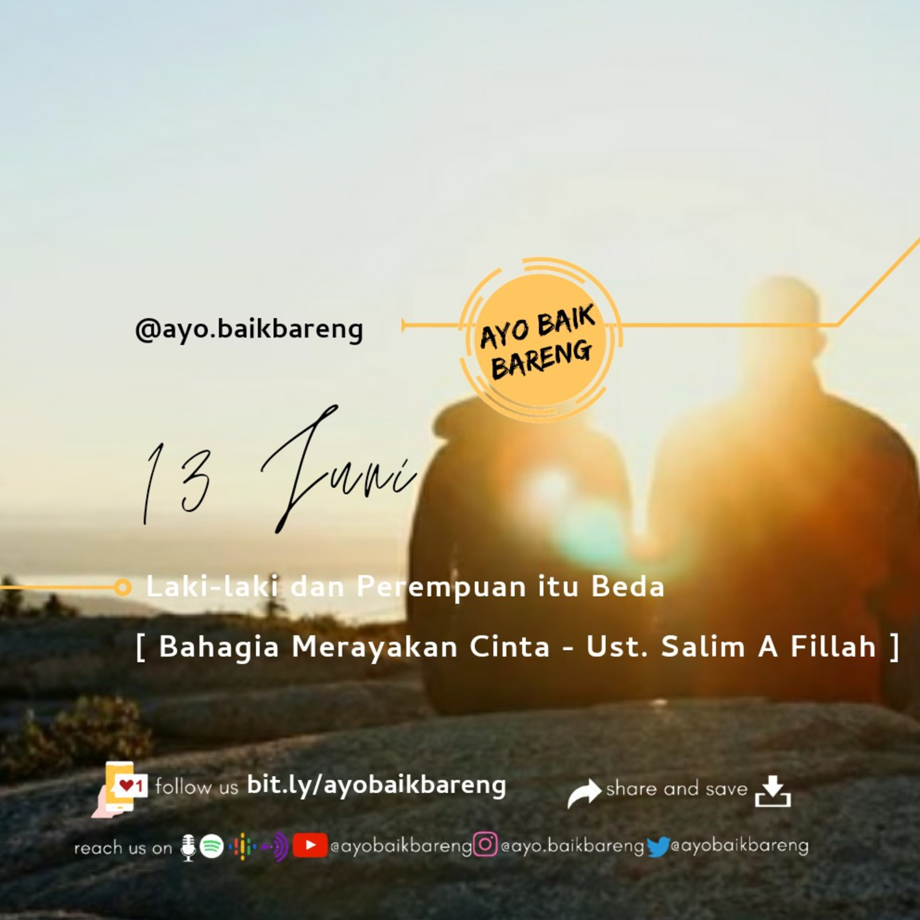 🎧 [13 Juni] | Laki-laki dan Perempuan itu Beda [ Bahagia Merayakan Cinta - Ust. Salim A Fillah ] episode artwork