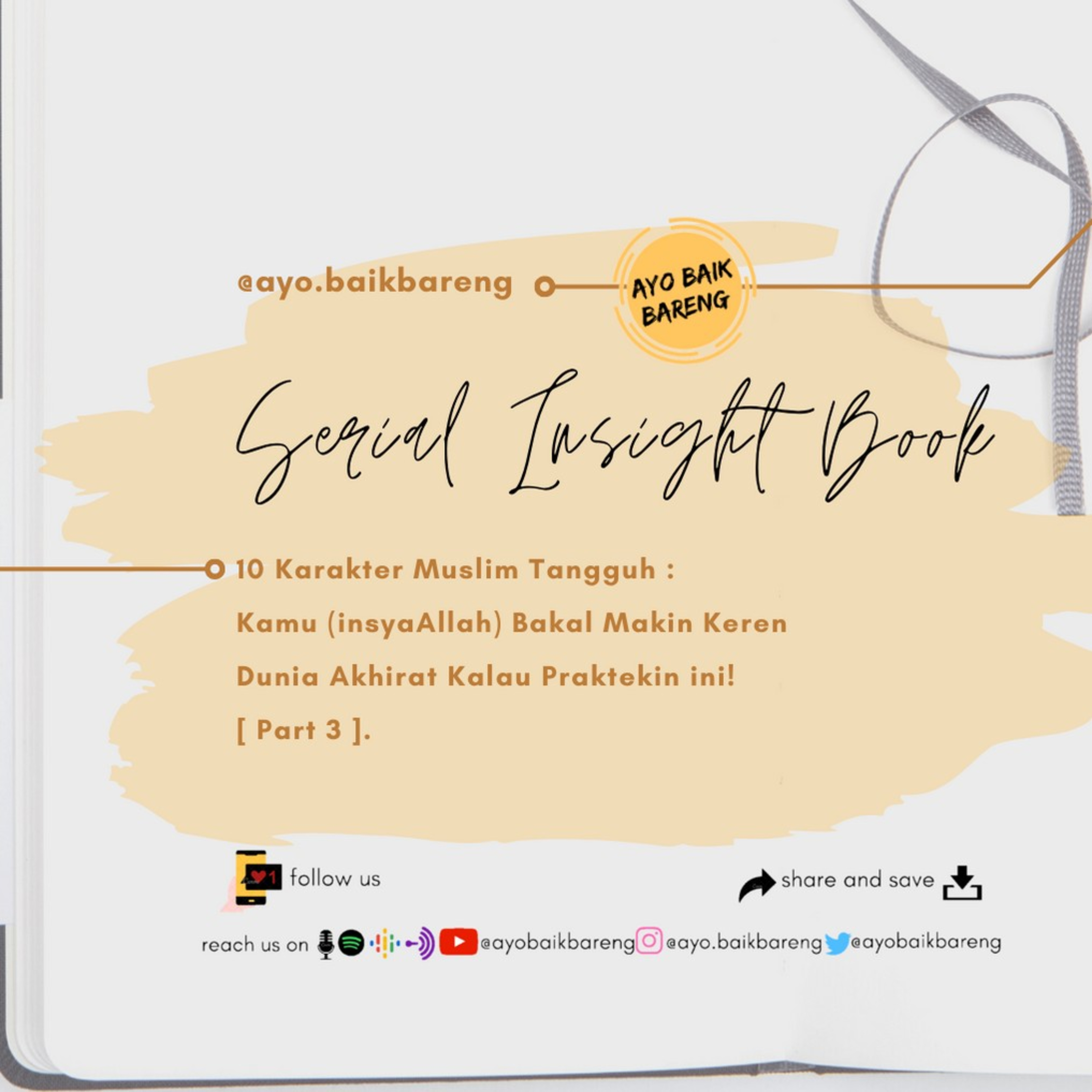 🎧 [Serial Insight Book] Part 3 | 10 Karakter Muslim Tangguh  episode artwork