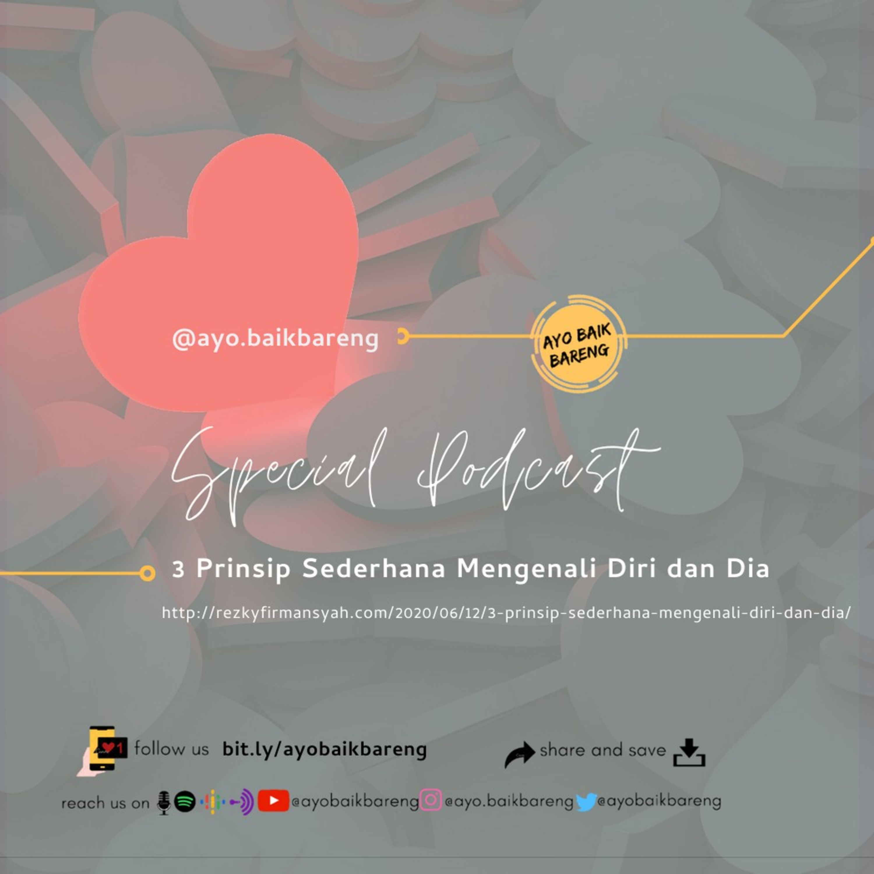 🎧 [25 Juni] | 3 Prinsip Sederhana Mengenali Diri dan Dia episode artwork