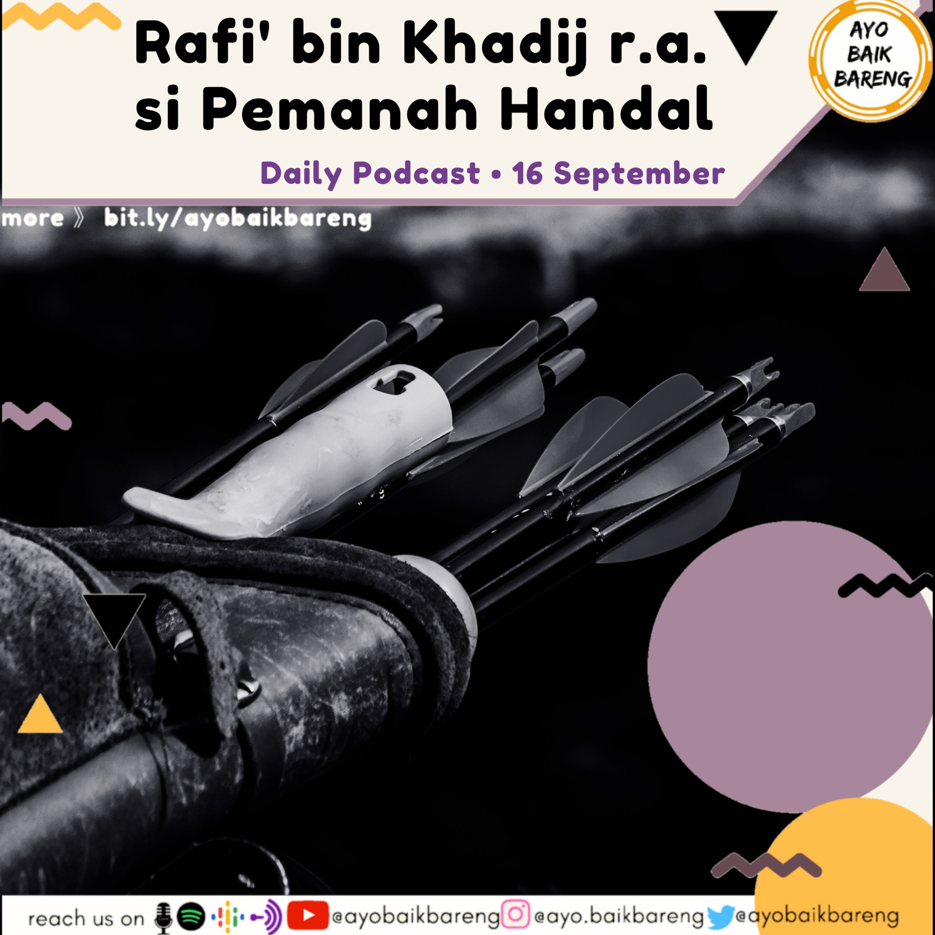 🎧 [16 September] | Rafi' bin Khadij r.a. si Pemanah Handal
 episode artwork