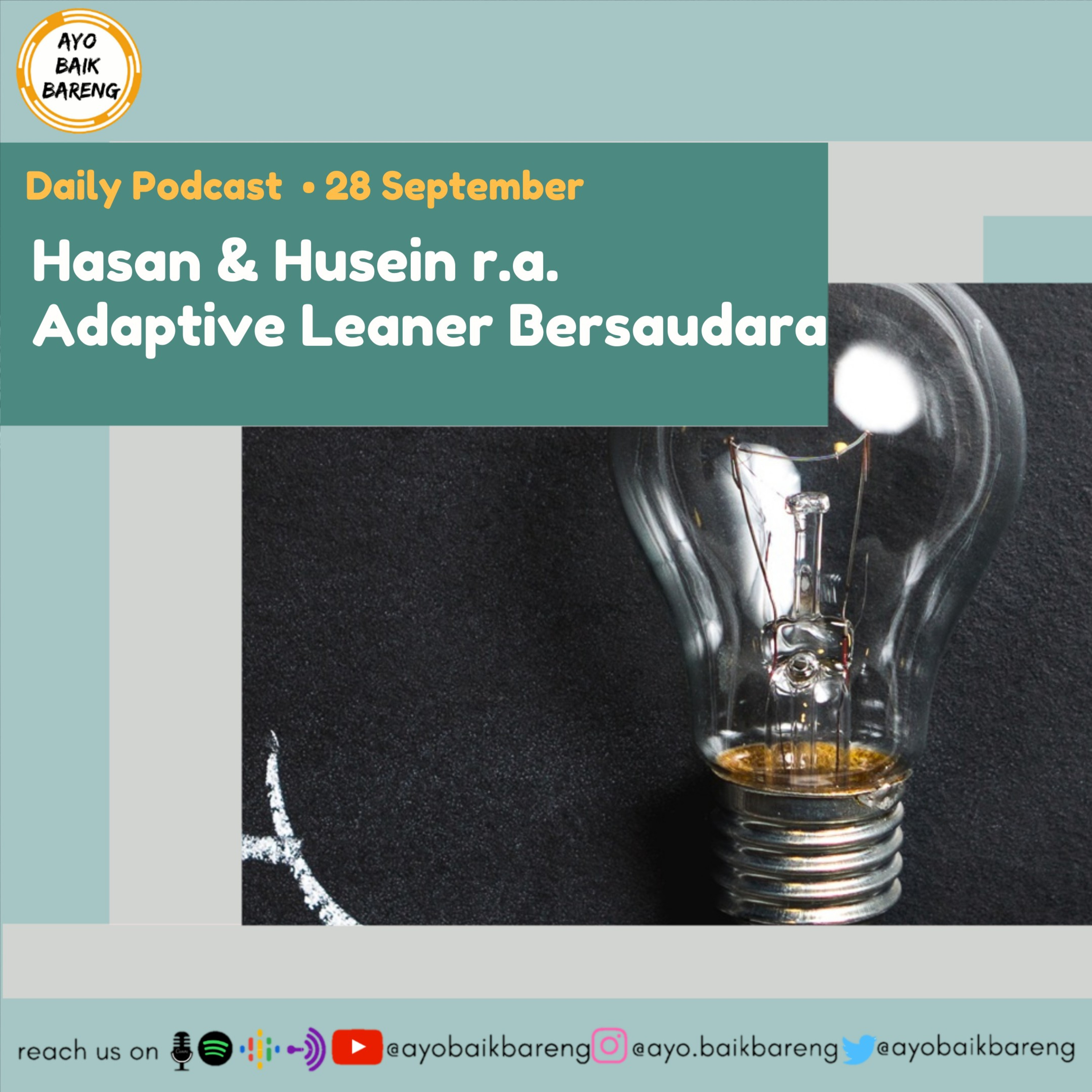 🎧 [28 September] | Hasan & Husein Bersaudara si Adaptive Learner episode artwork