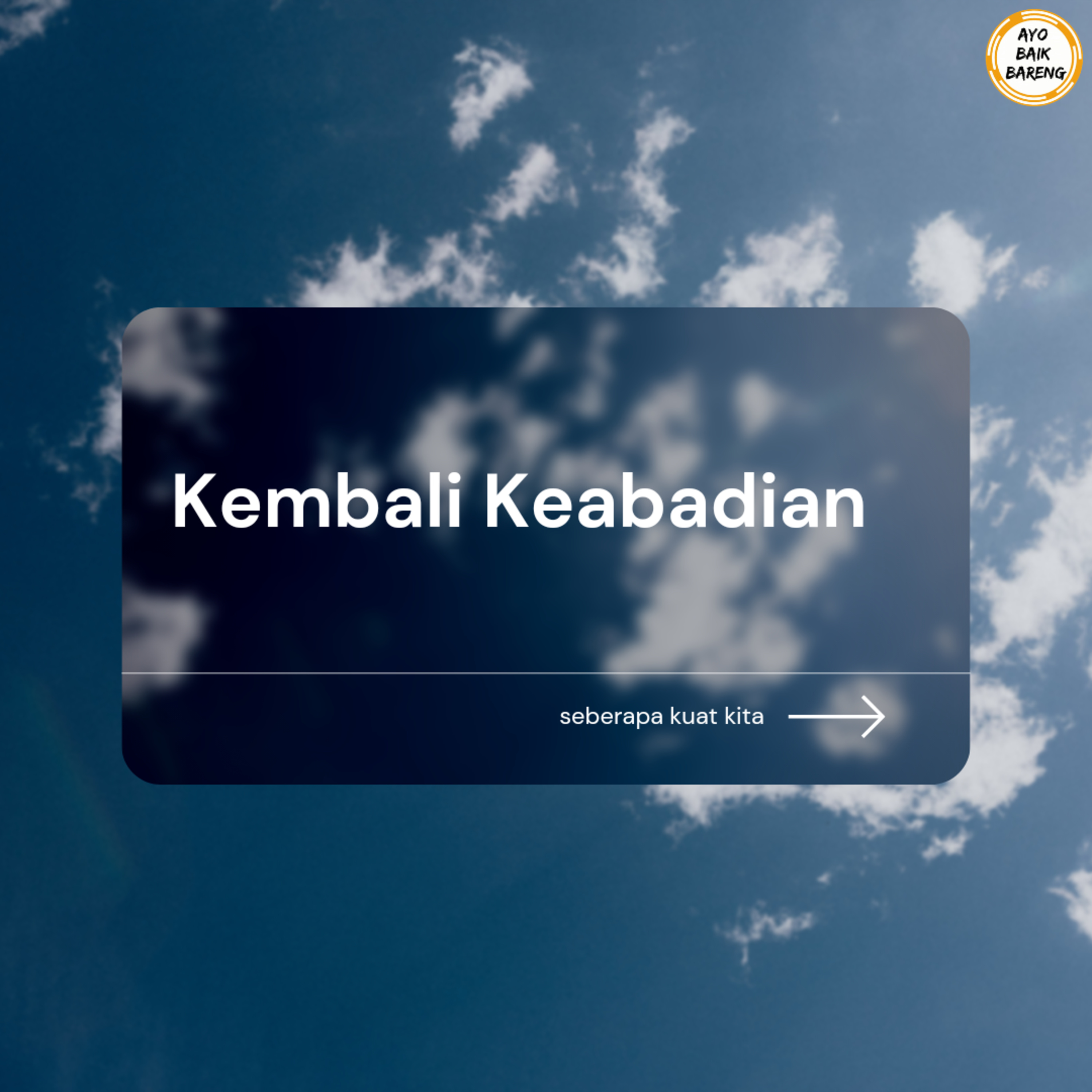 🎧 [19 November] | Kembali Keabadian episode artwork