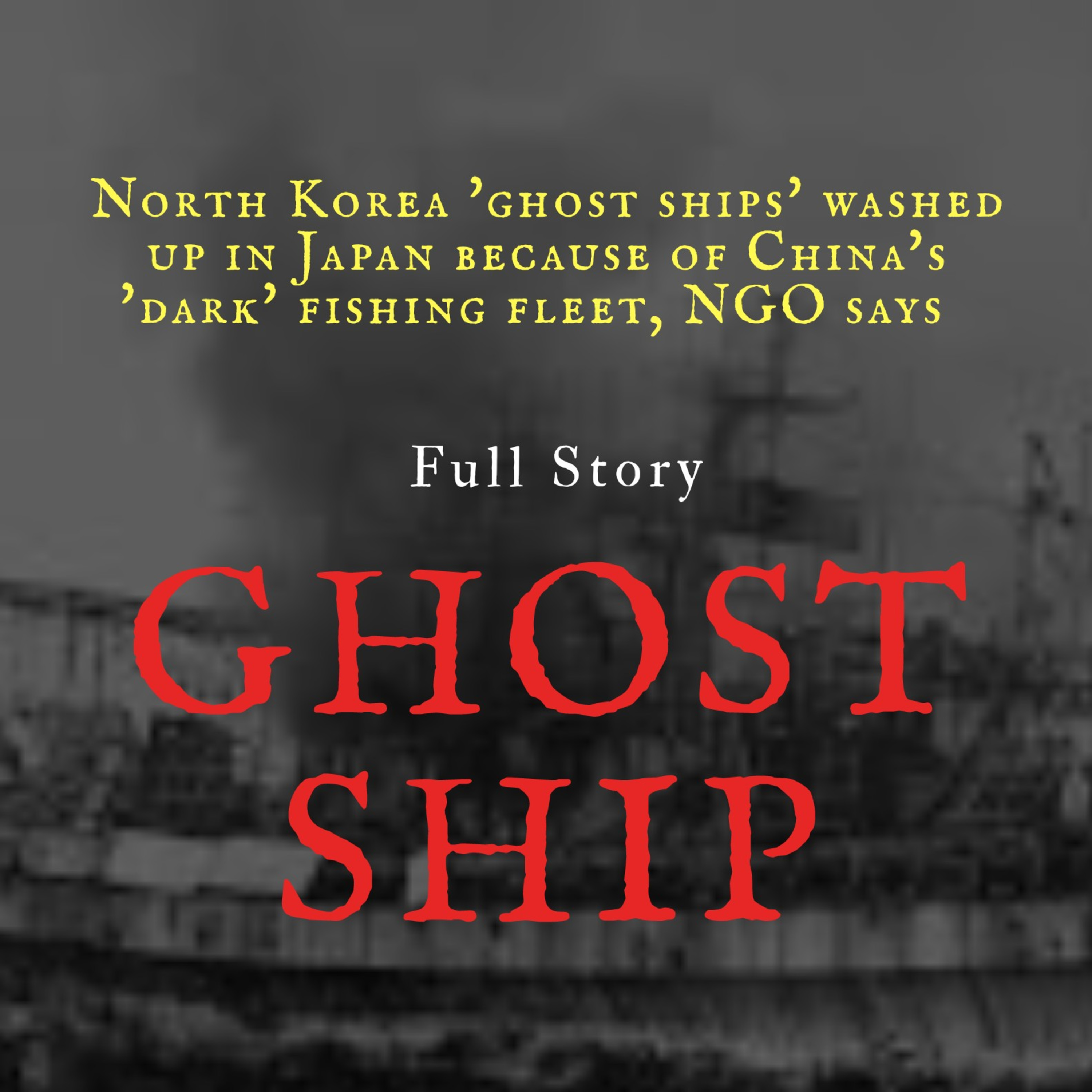 North Korea 'ghost ships' washed up in Japan because of China's 'dark' fishing fleet, NGO says

 episode artwork