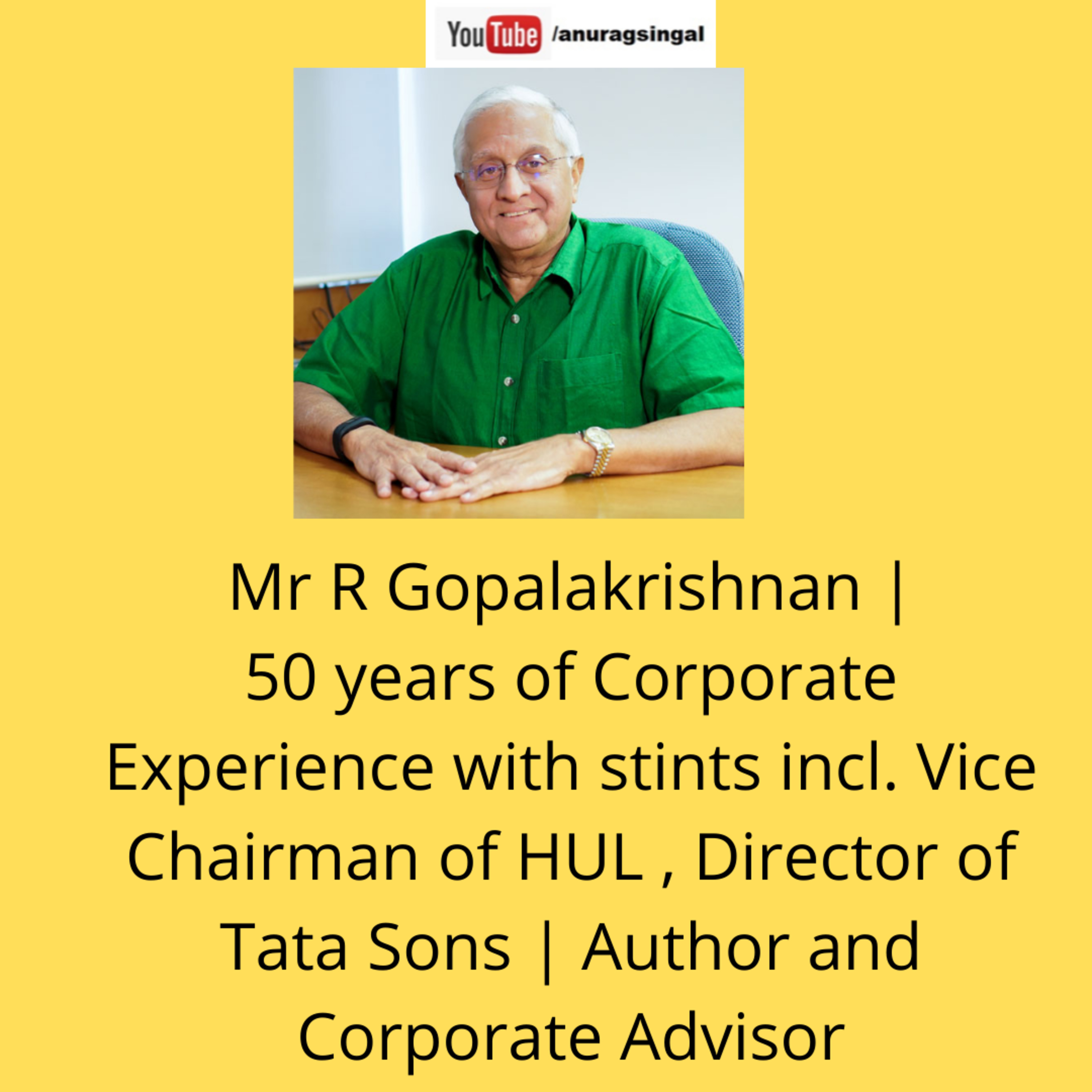 Career Conversations with Anurag Singal