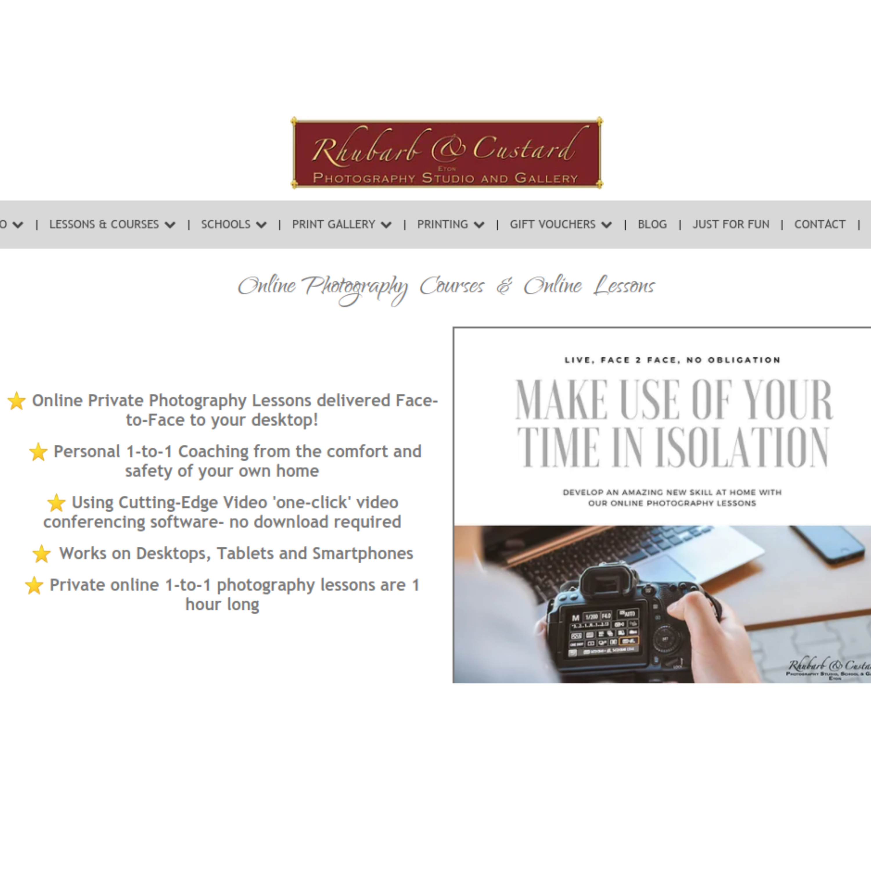 PEG Talks 2 Eton Berkshire Based Online Photography Studio: Rhubarb & Custard episode artwork