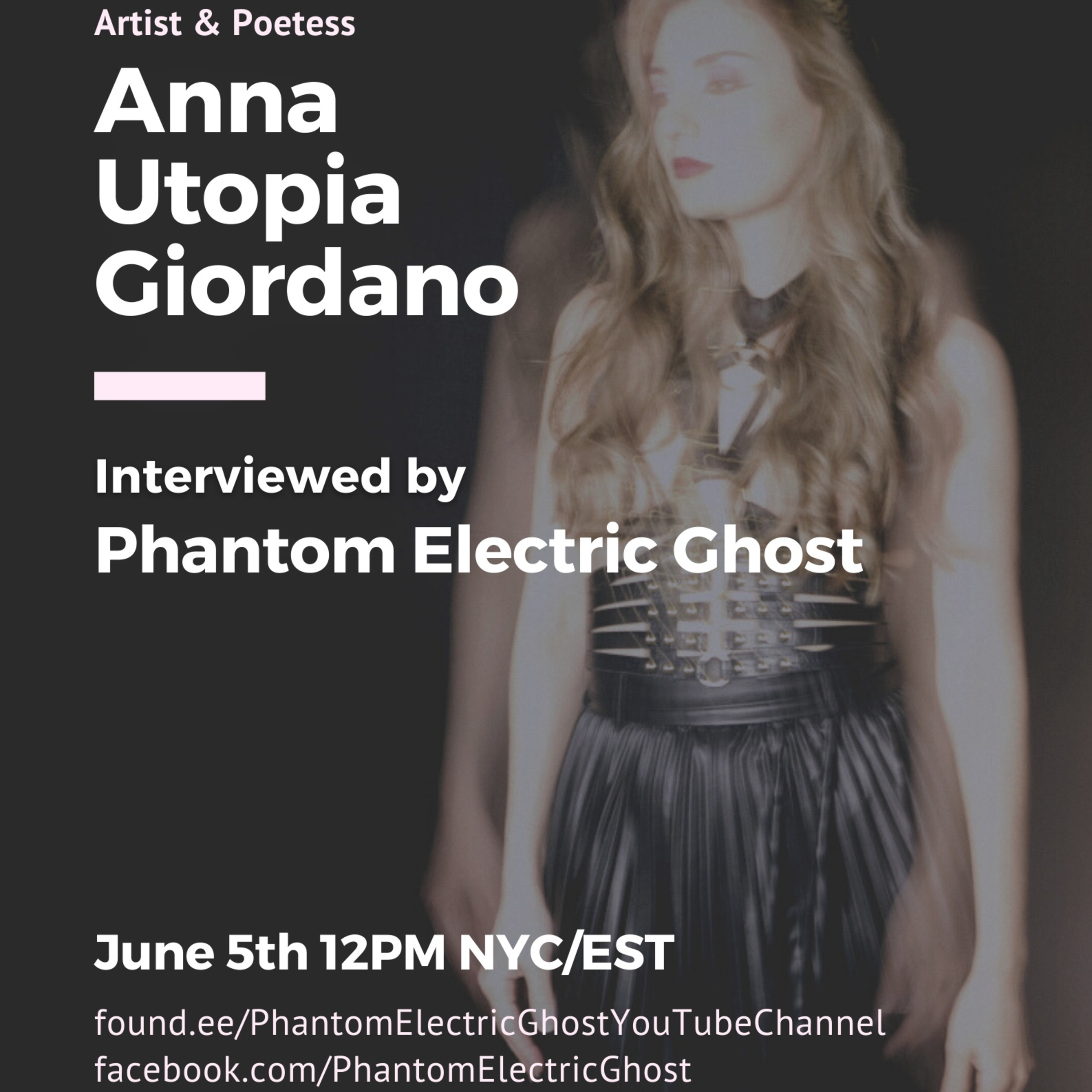 PEG INTERVIEWS SPOKEN WORD ARTIST ANNA UTOPIA GIORDANO episode artwork