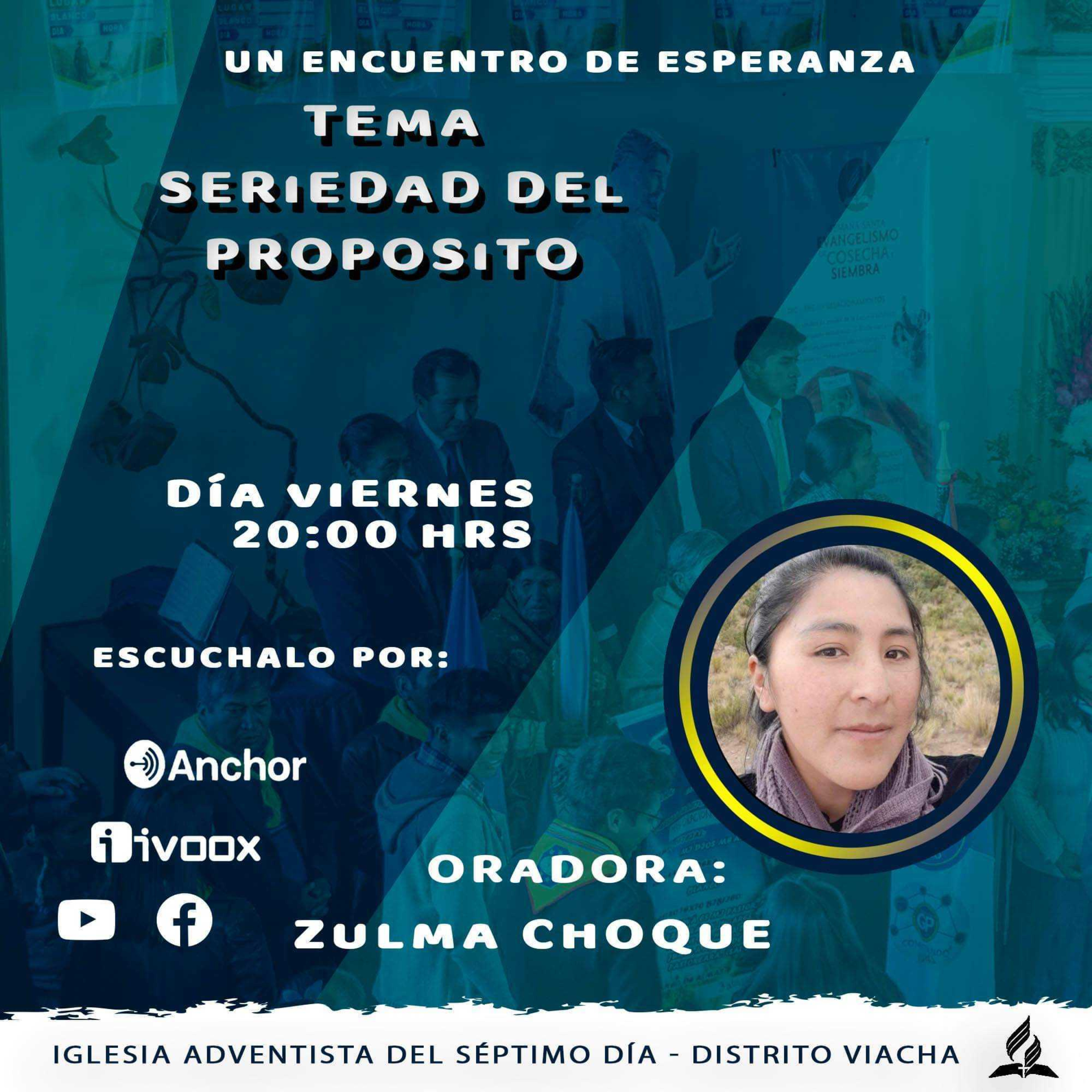 Seriedad del propósito por Zulma Choque