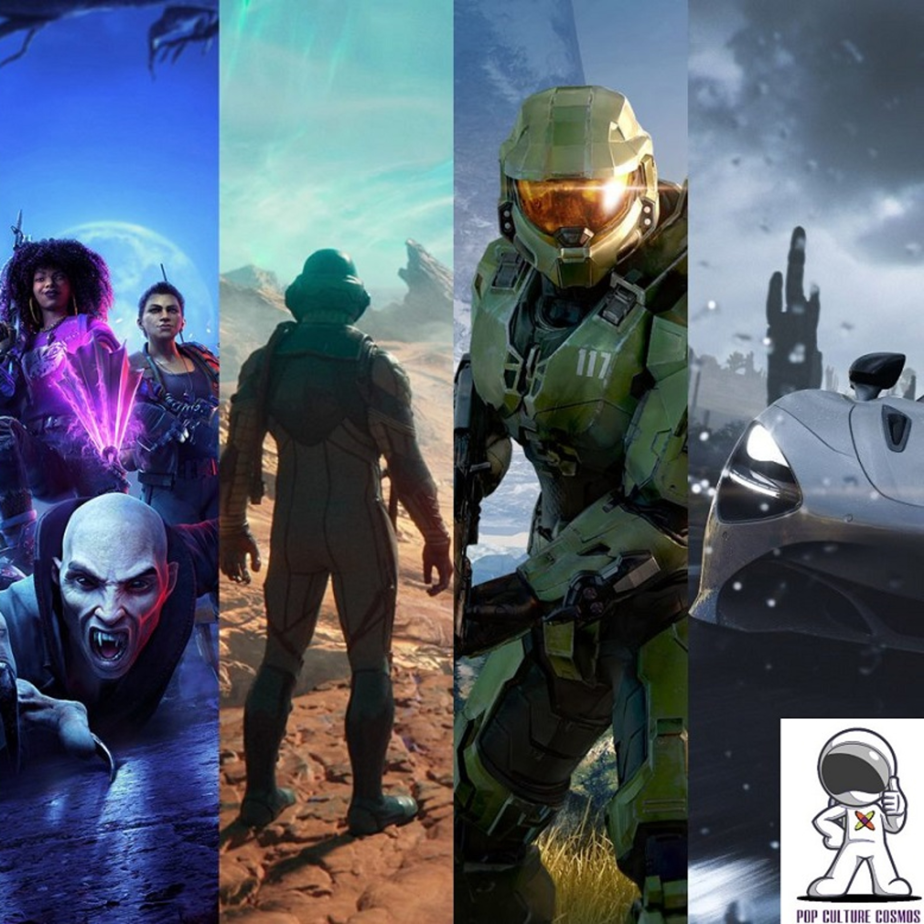 Pop Culture Cosmos #250- The XBOX E3 2021 Showcase, Great Pop Culture Father's Day Gift Ideas, and Raiders Of The Lost Ark Hits 40!