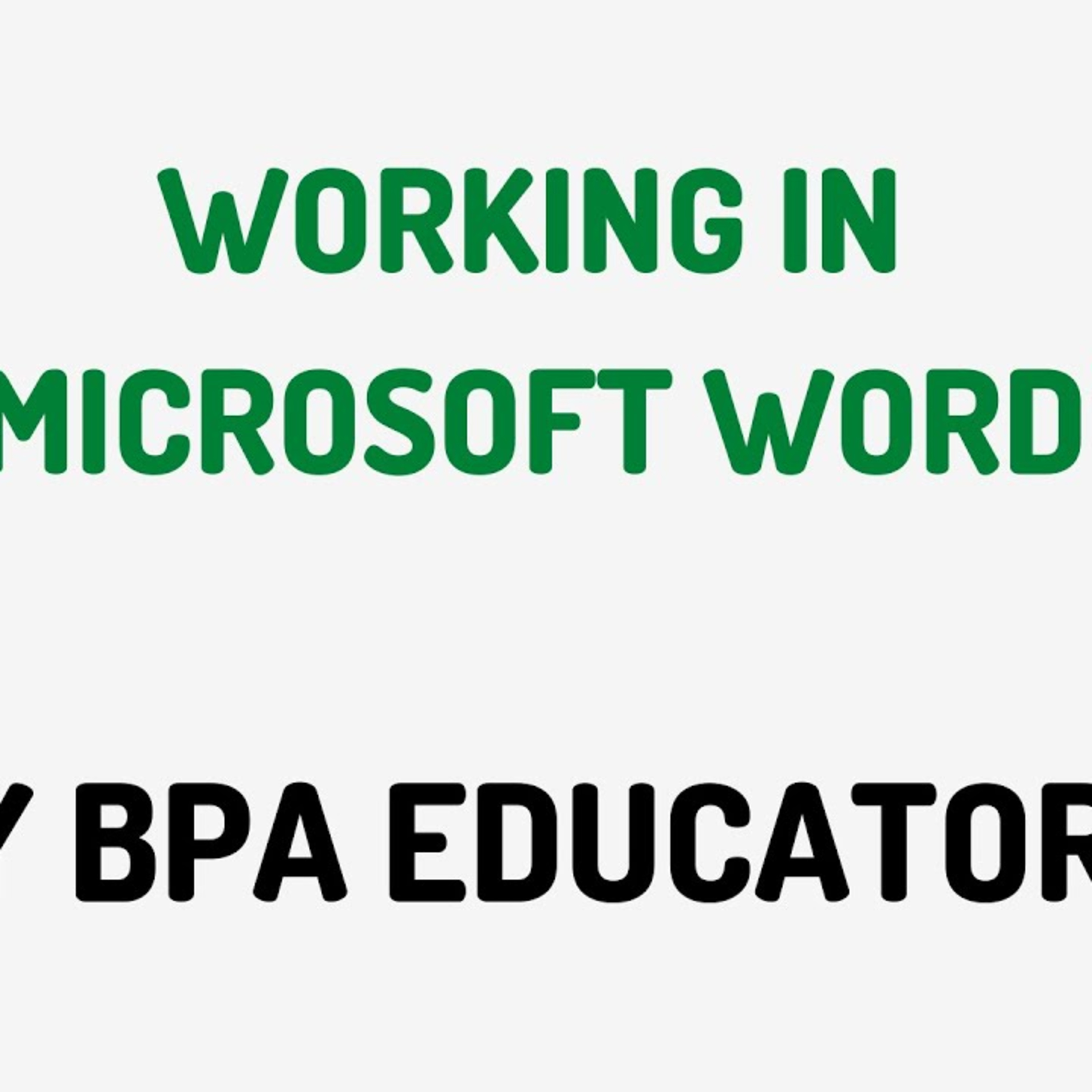 BPA Educators