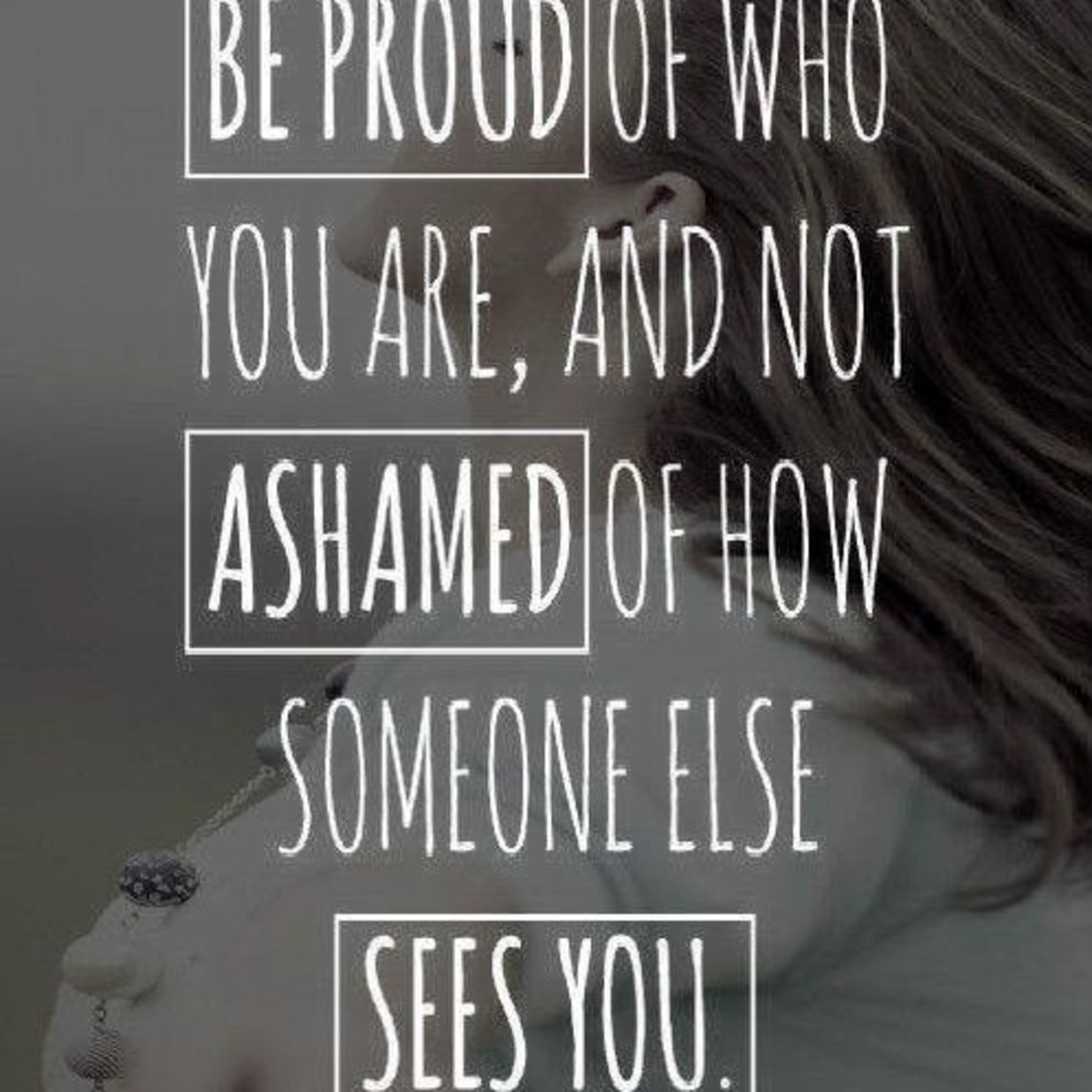 Be proud of who you are episode artwork