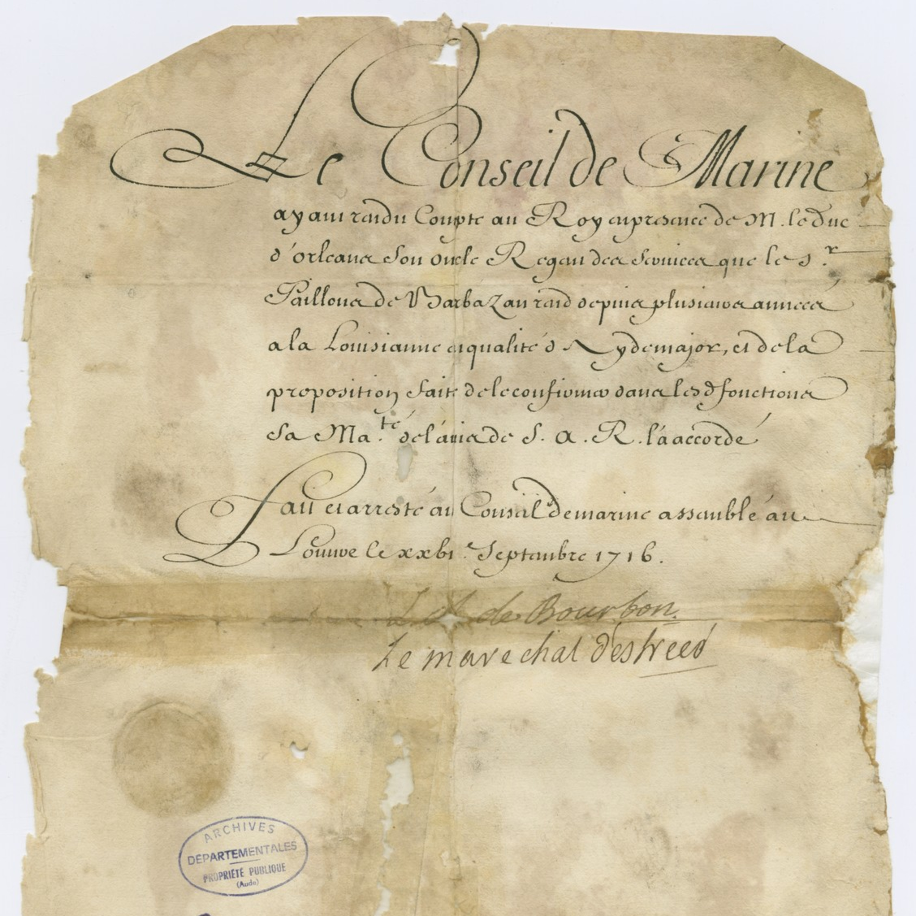 Les Archives départementales de l\'Aude Marcel Rainaud présentent