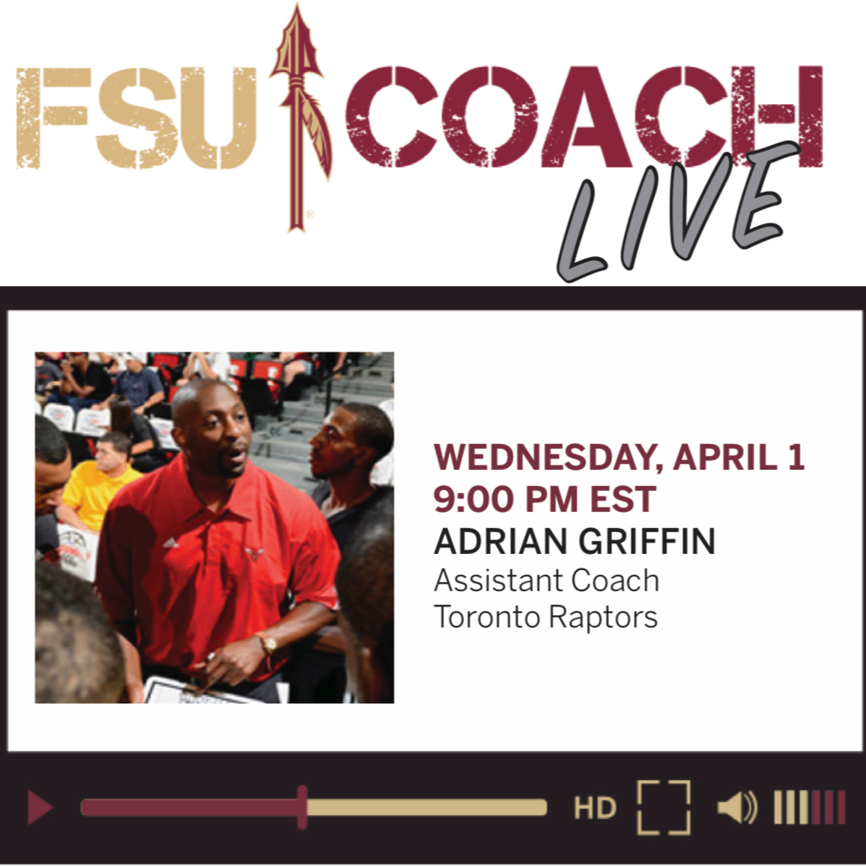 FSU COACH Live: Interviews with Coaches and Sports Professionals