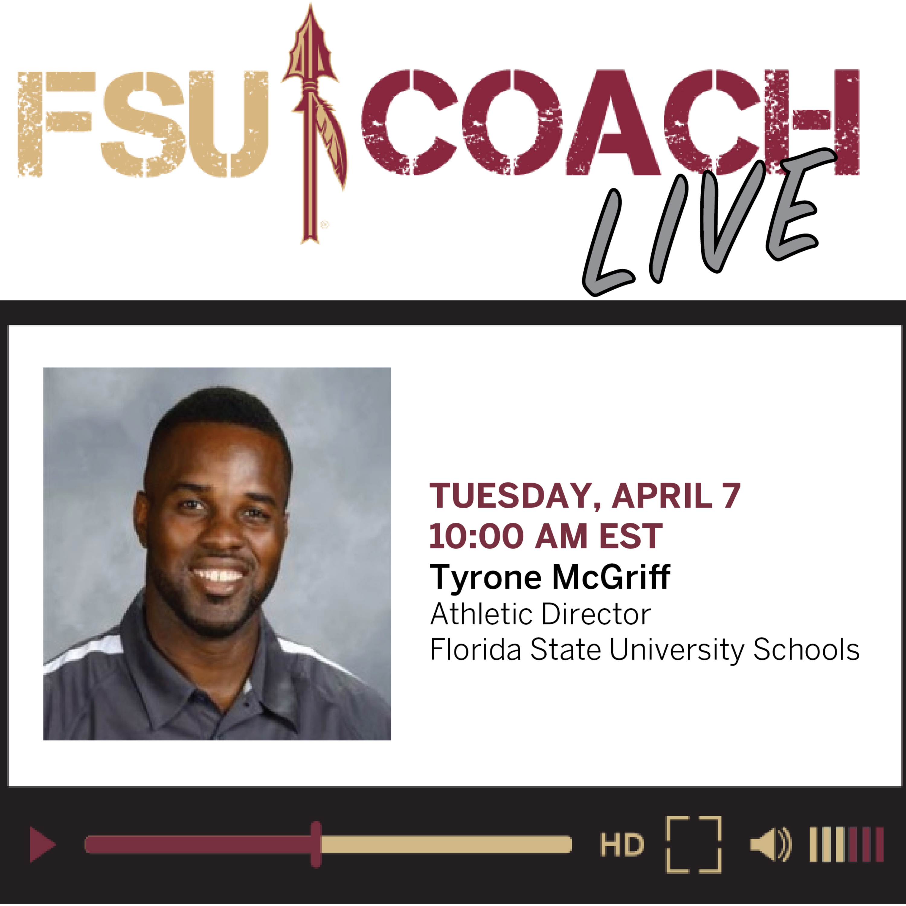 FSU COACH Live: Interviews with Coaches and Sports Professionals