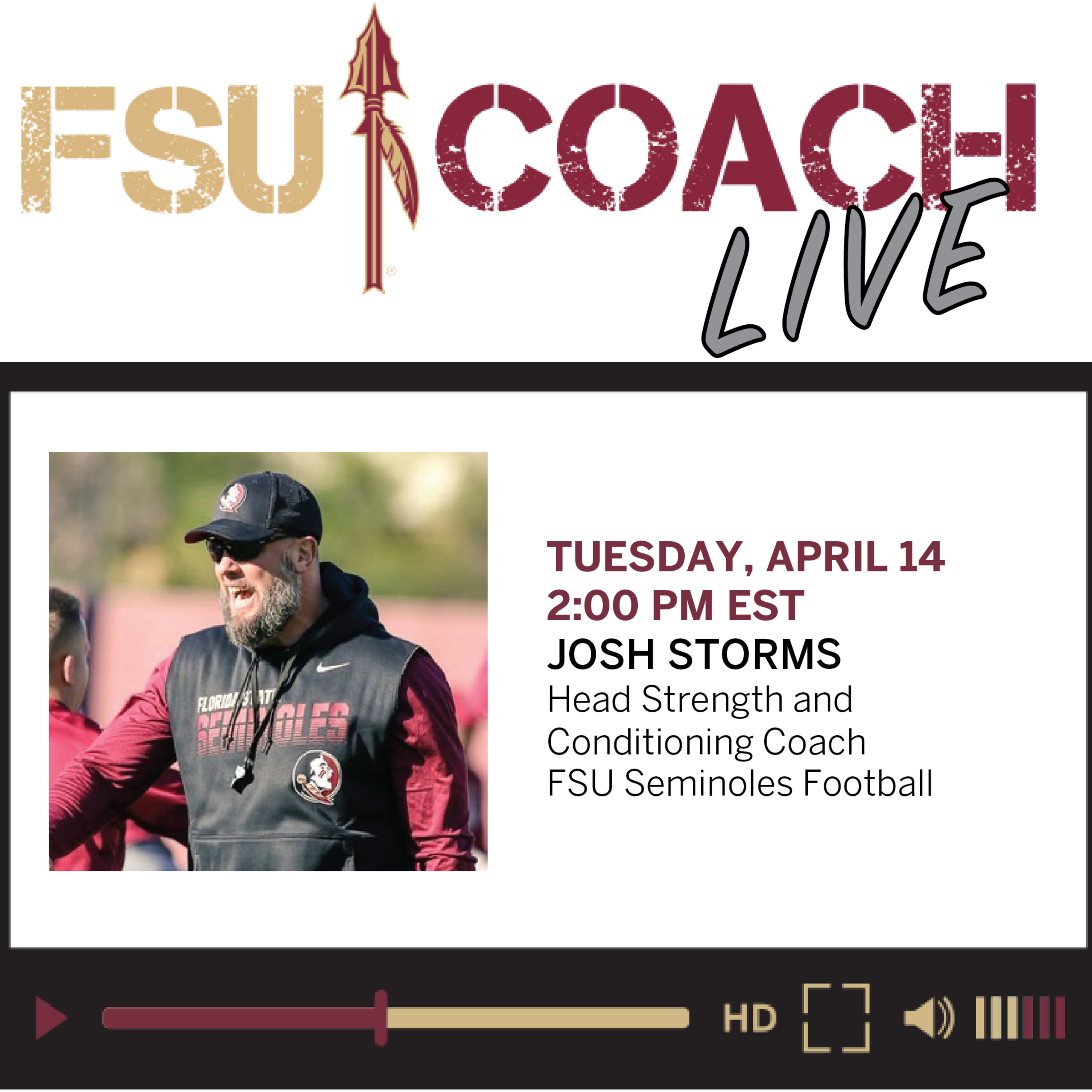 FSU COACH Live: Interviews with Coaches and Sports Professionals