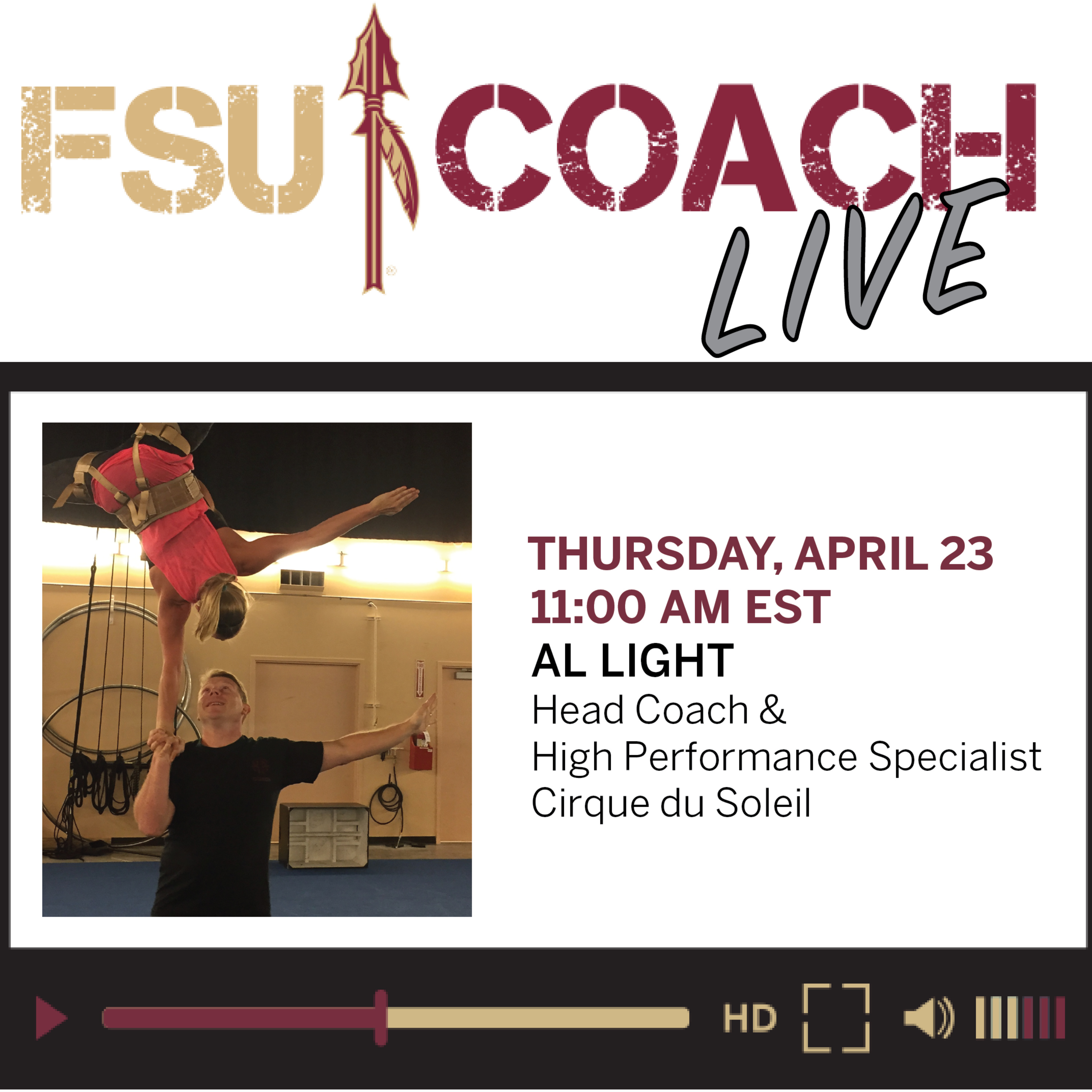 FSU COACH Live: Interviews with Coaches and Sports Professionals