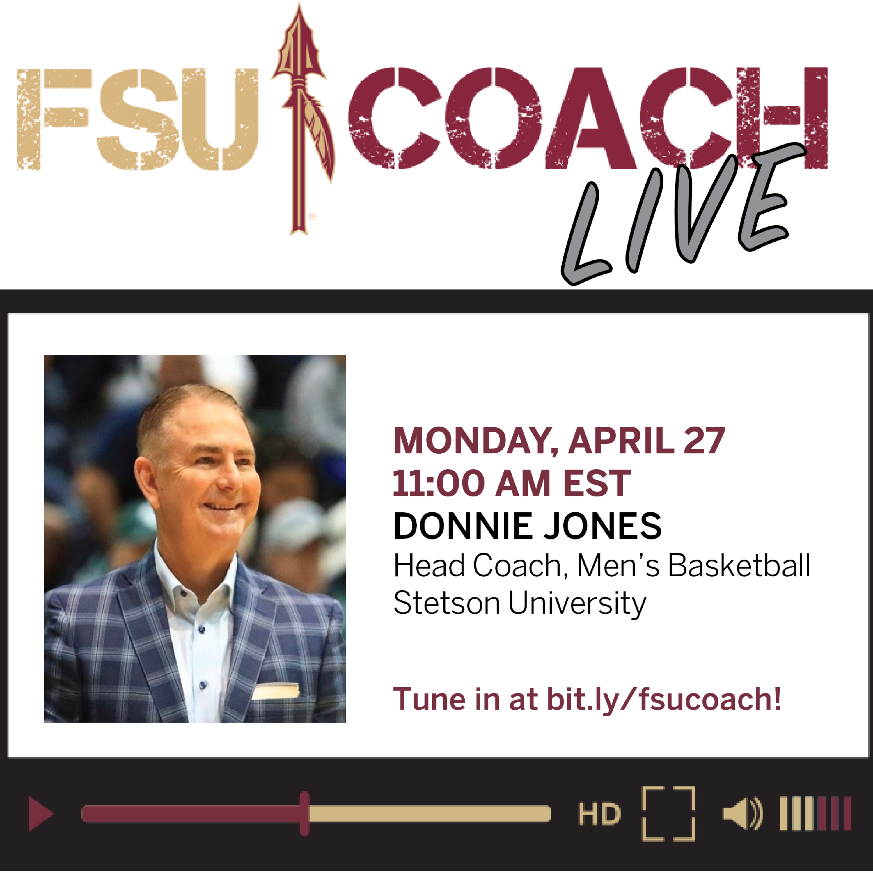 FSU COACH Live: Interviews with Coaches and Sports Professionals