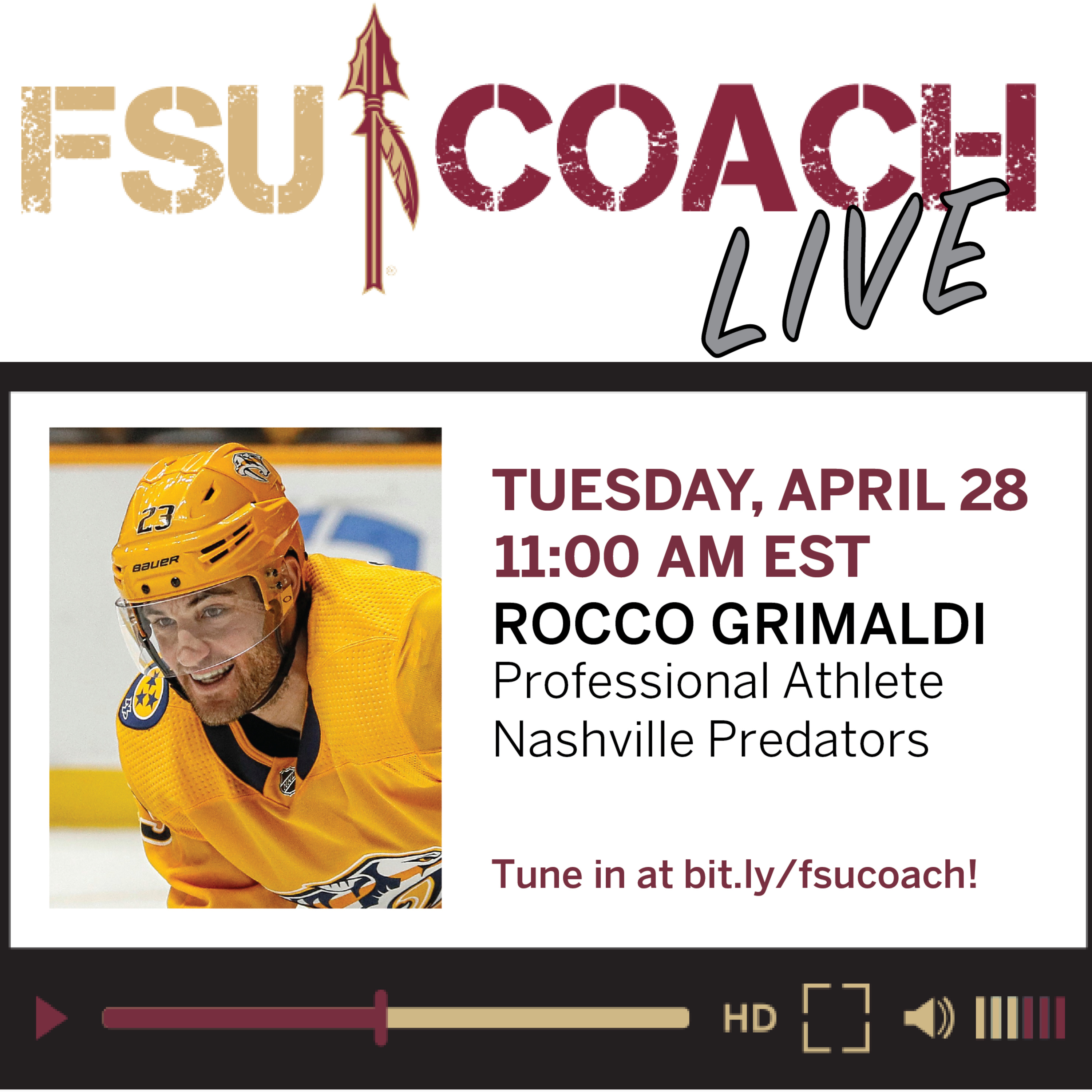 FSU COACH Live: Interviews with Coaches and Sports Professionals