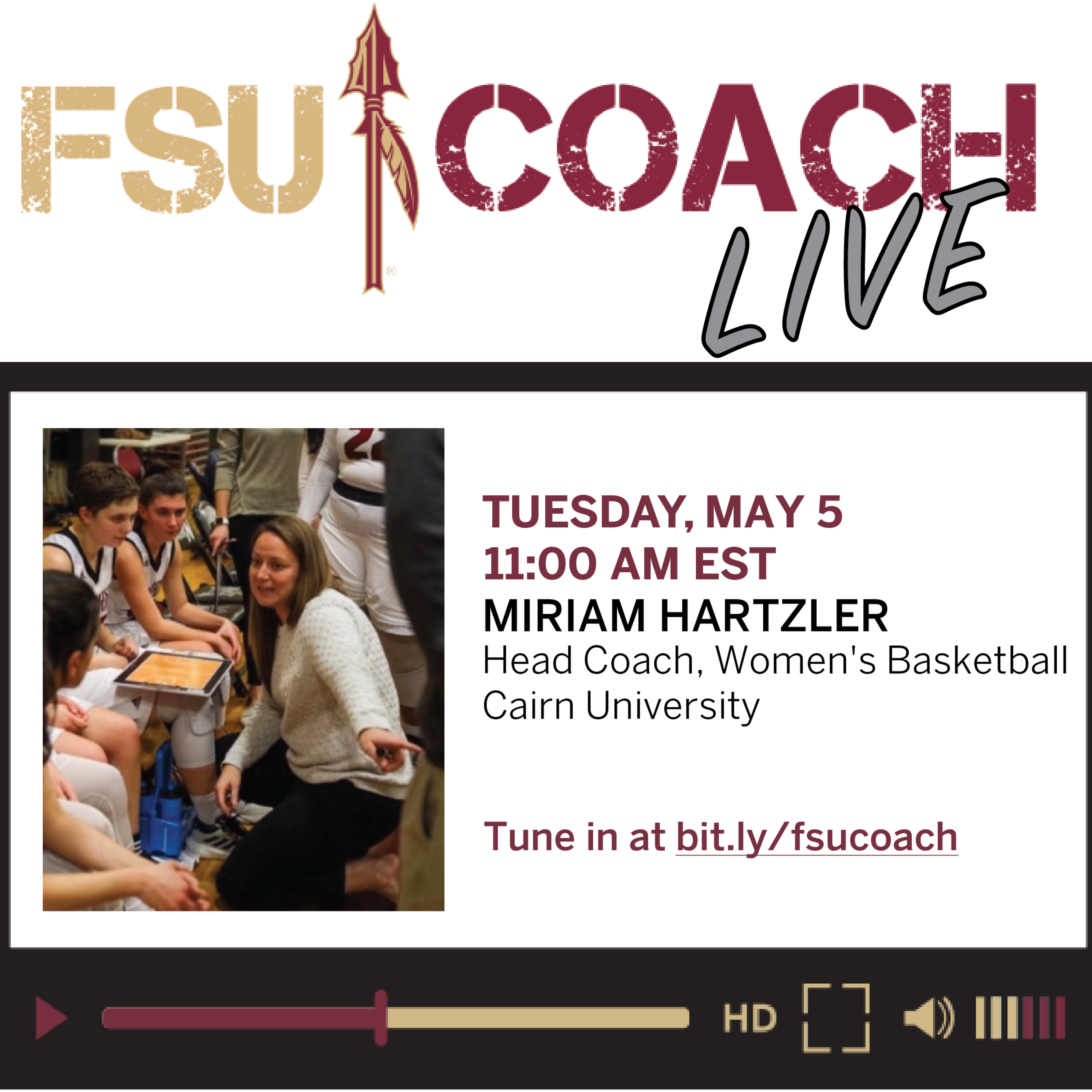 FSU COACH Live: Interviews with Coaches and Sports Professionals