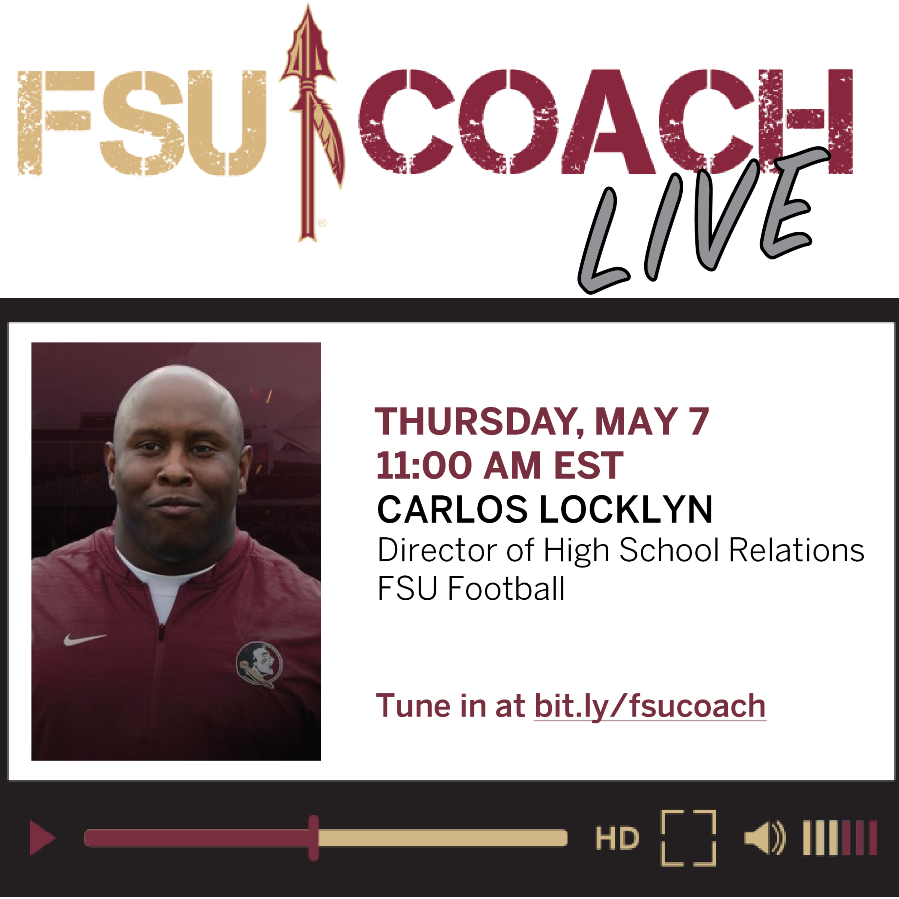 FSU COACH Live: Interviews with Coaches and Sports Professionals