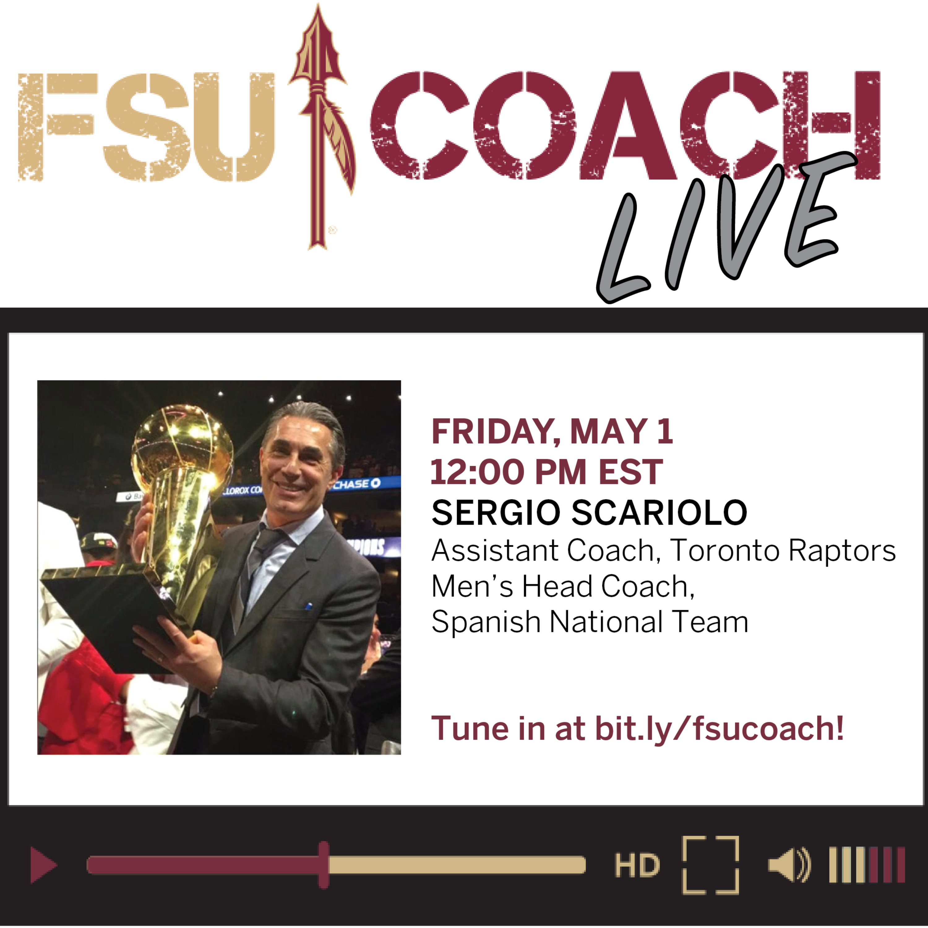 FSU COACH Live: Interviews with Coaches and Sports Professionals
