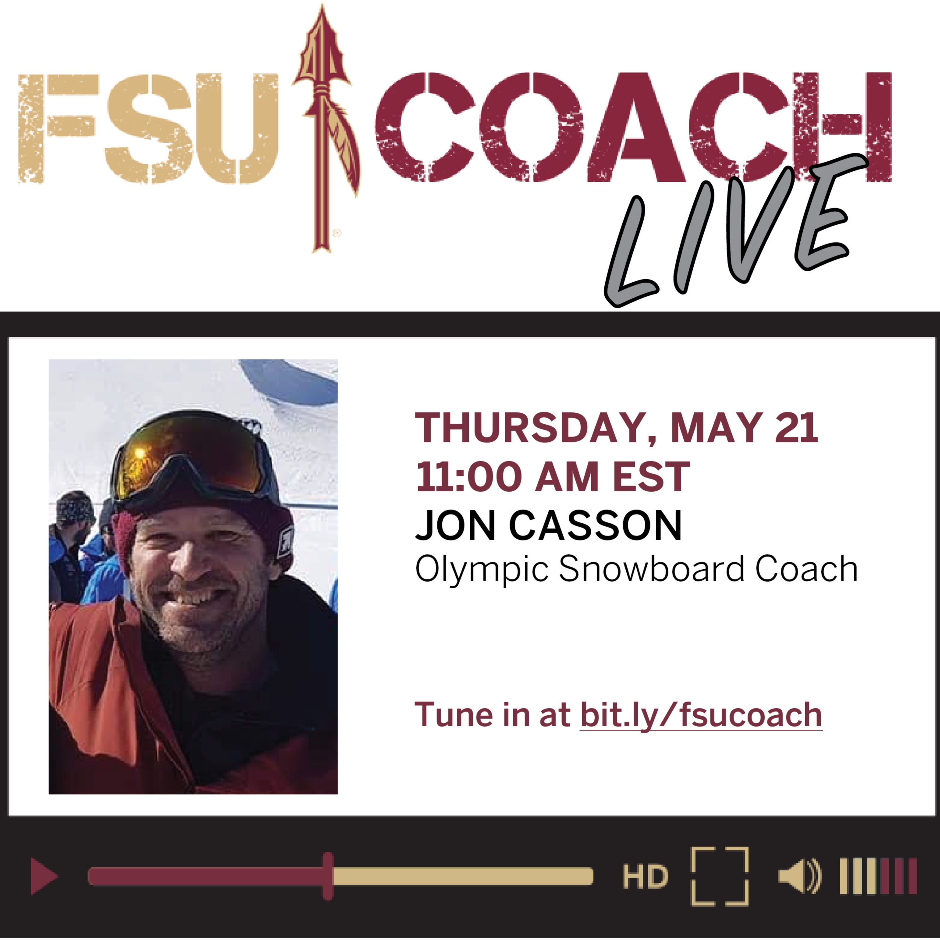 FSU COACH Live: Interviews with Coaches and Sports Professionals