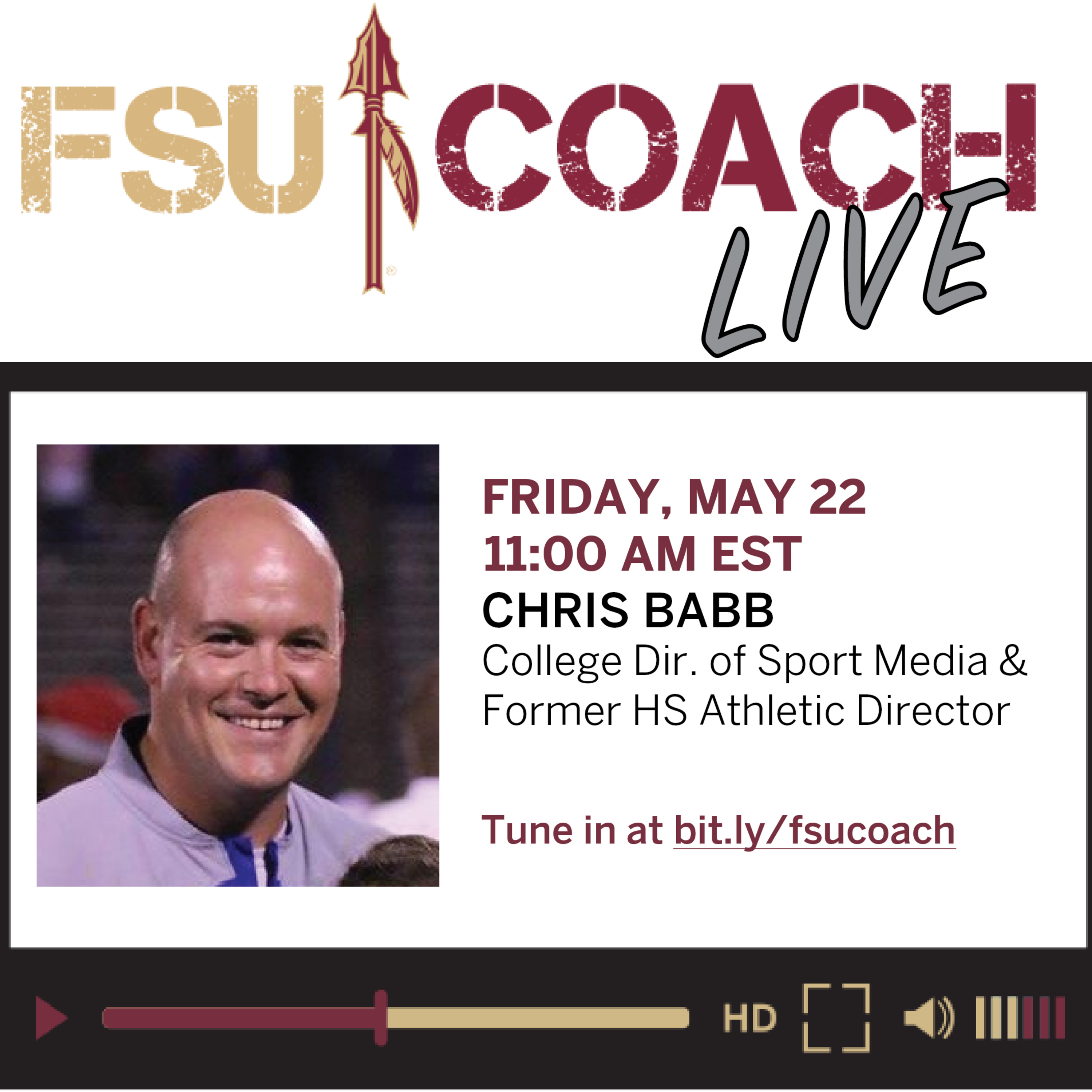 FSU COACH Live: Interviews with Coaches and Sports Professionals