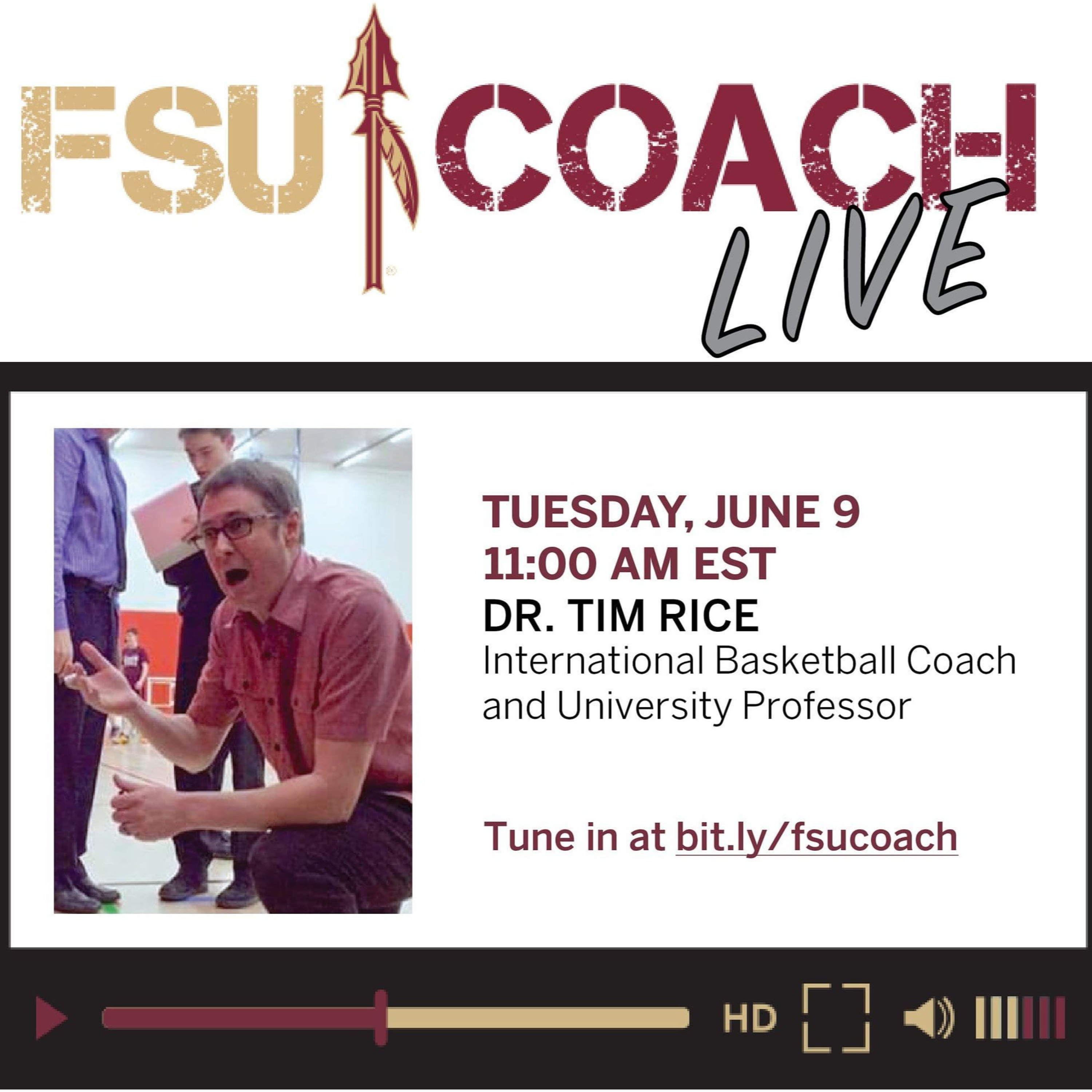FSU COACH Live: Interviews with Coaches and Sports Professionals