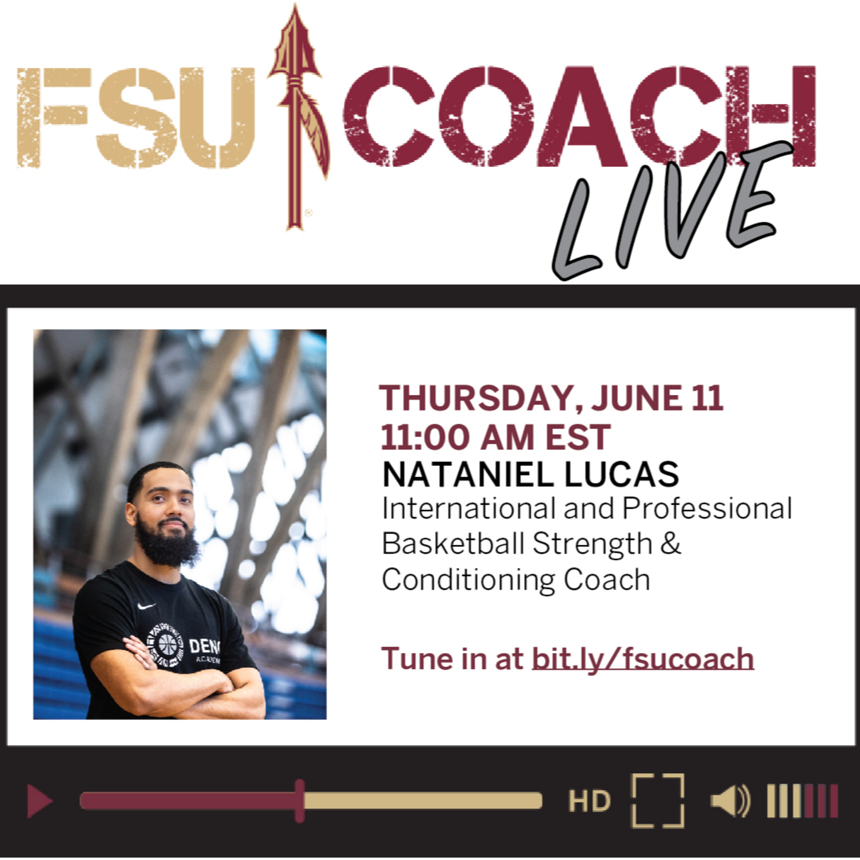 FSU COACH Live: Interviews with Coaches and Sports Professionals