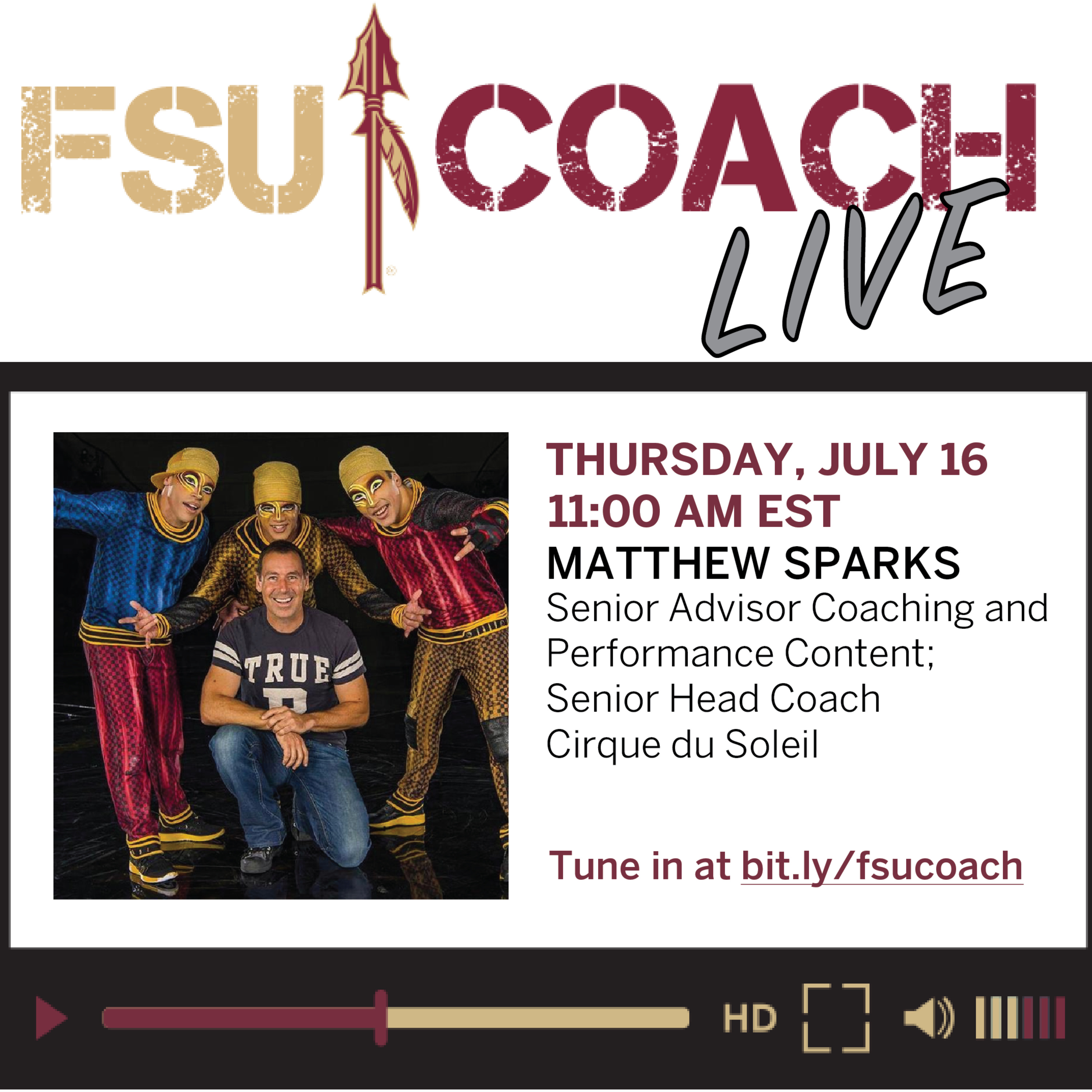 FSU COACH Live: Interviews with Coaches and Sports Professionals