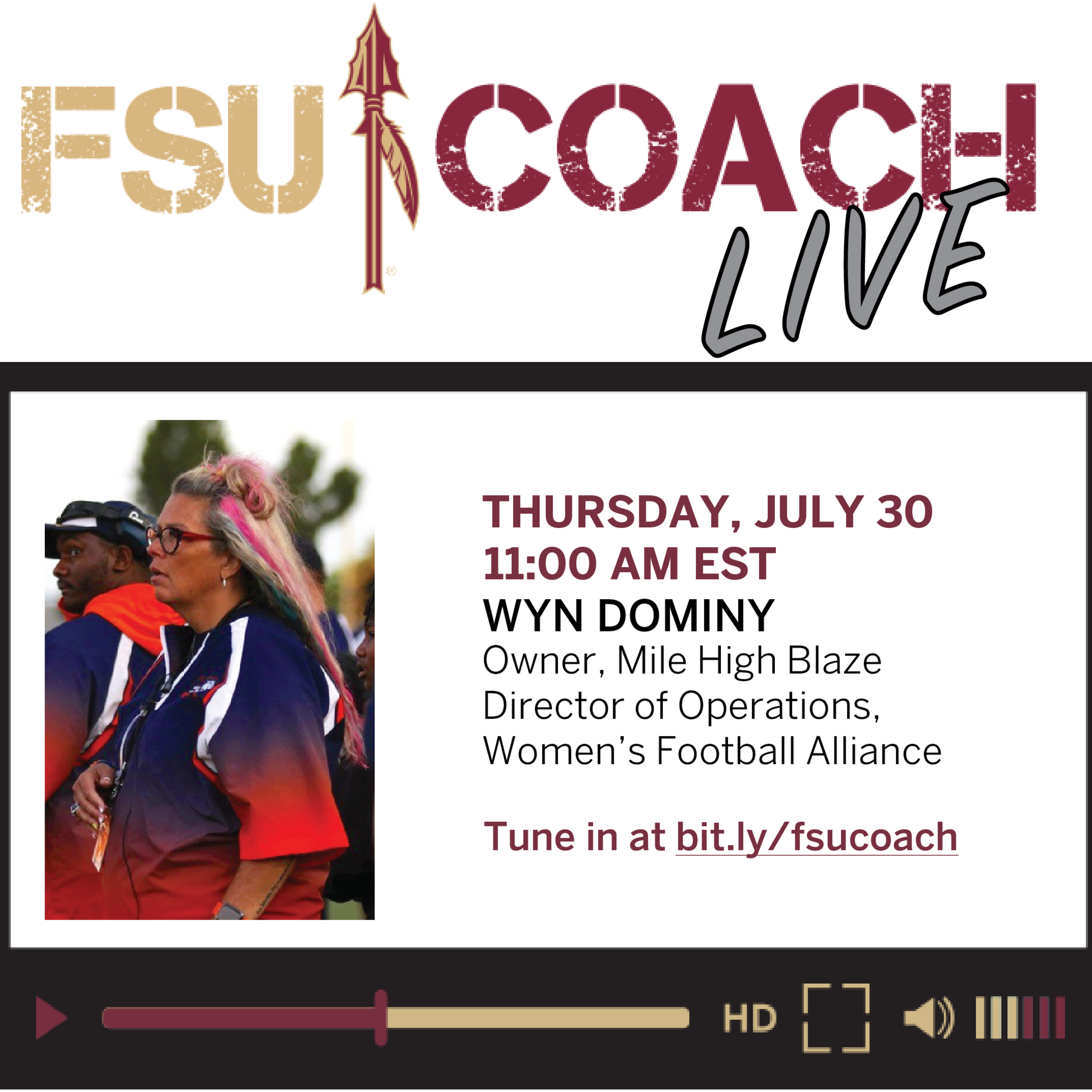FSU COACH Live: Interviews with Coaches and Sports Professionals