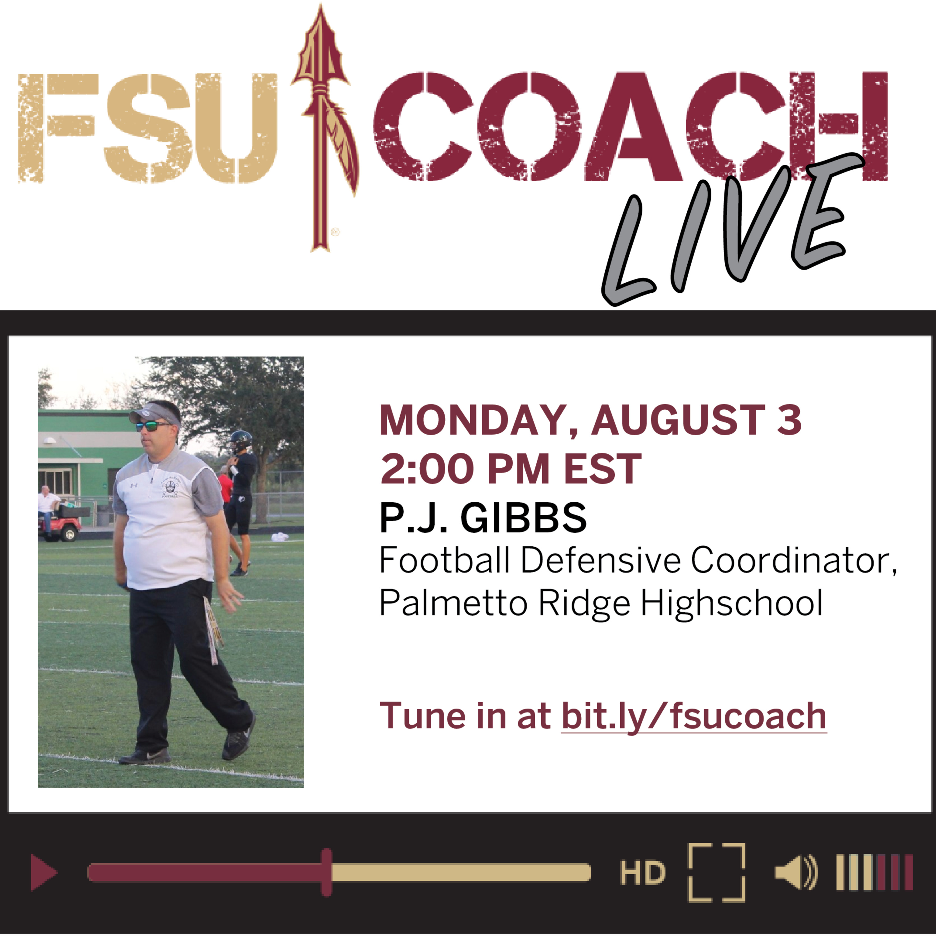 FSU COACH Live: Interviews with Coaches and Sports Professionals