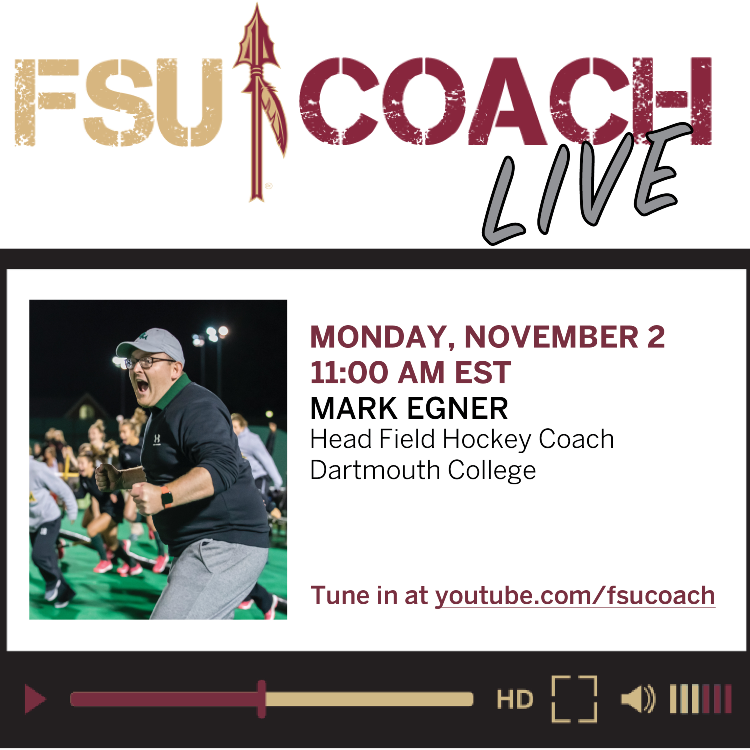 FSU COACH Live: Interviews with Coaches and Sports Professionals