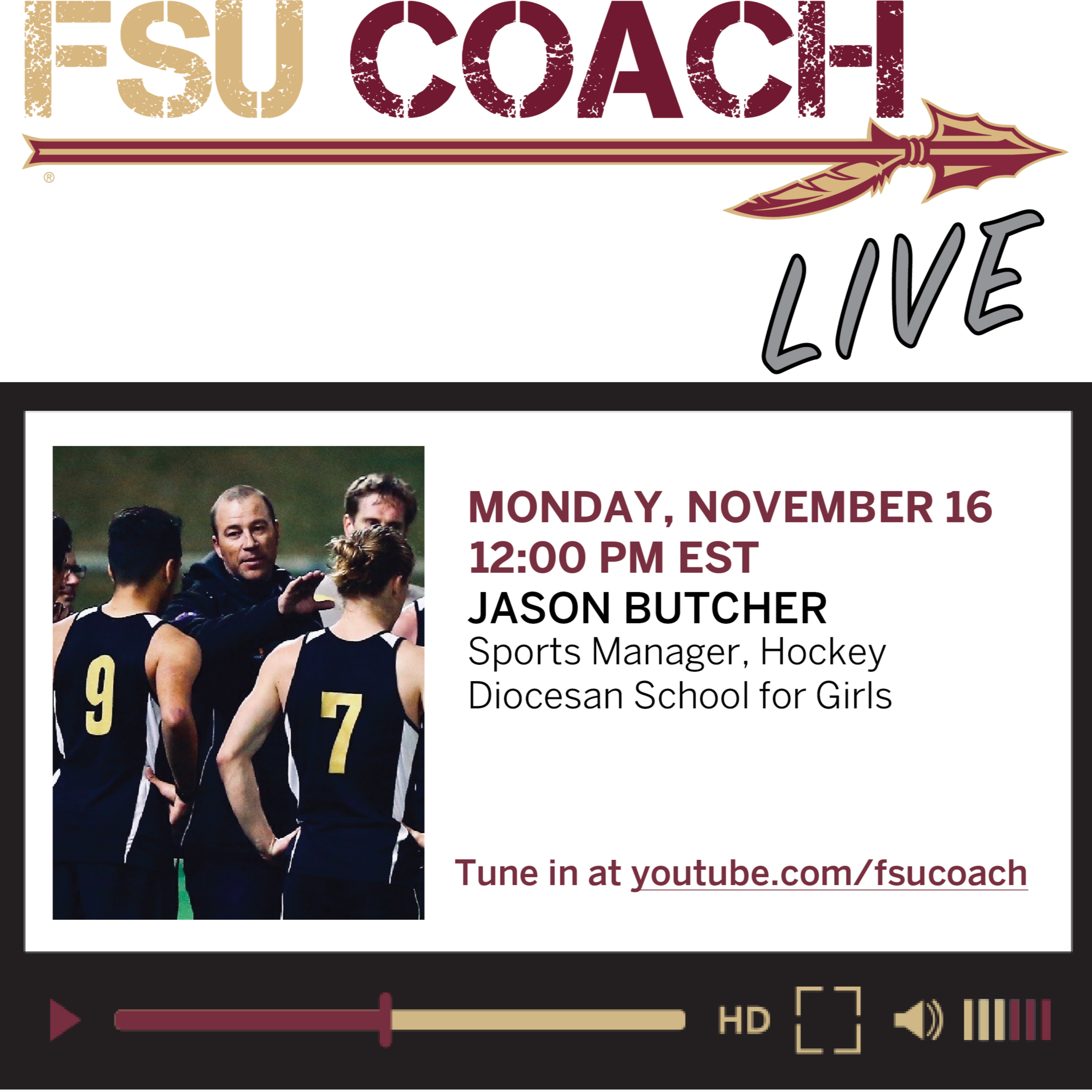 FSU COACH Live: Interviews with Coaches and Sports Professionals