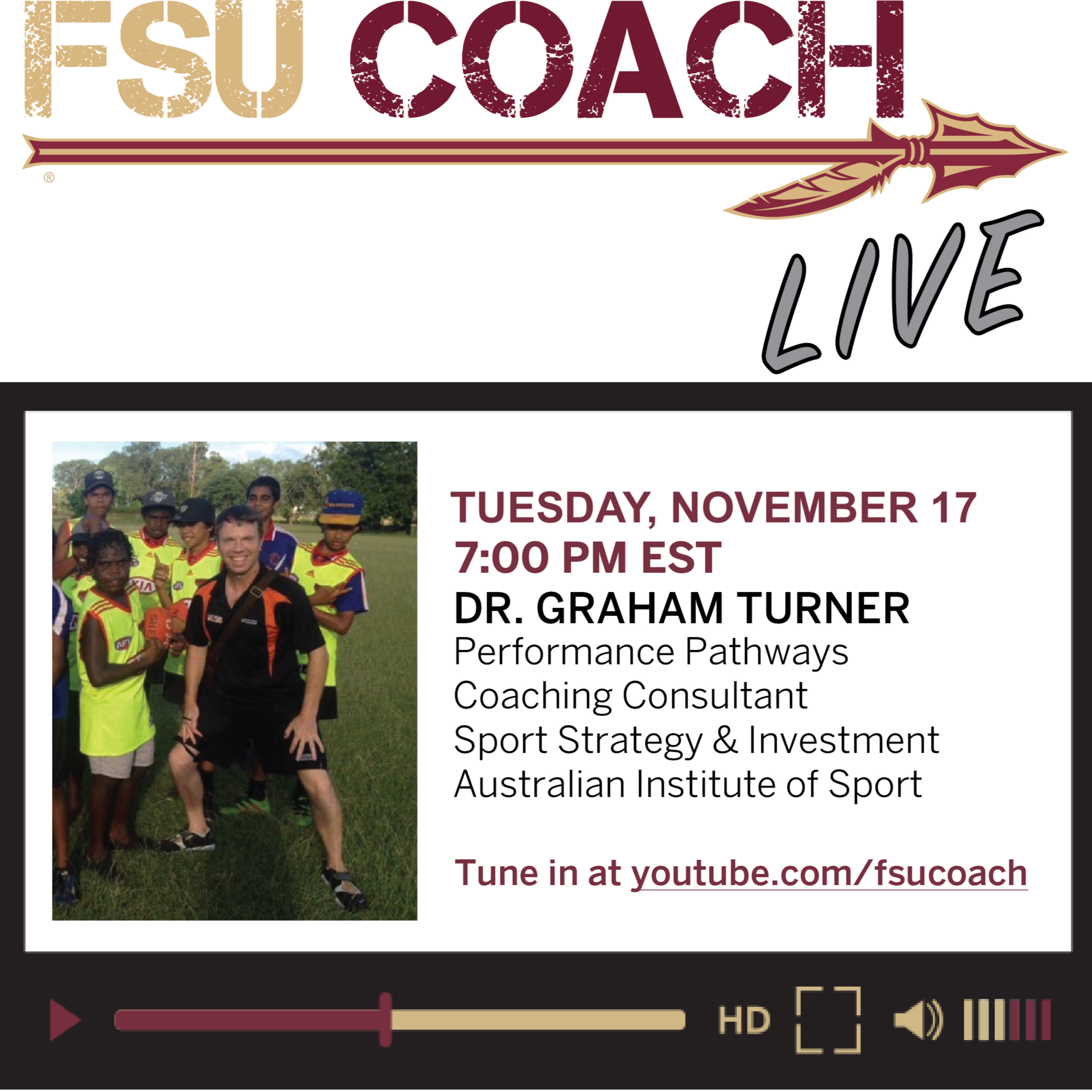 FSU COACH Live: Interviews with Coaches and Sports Professionals