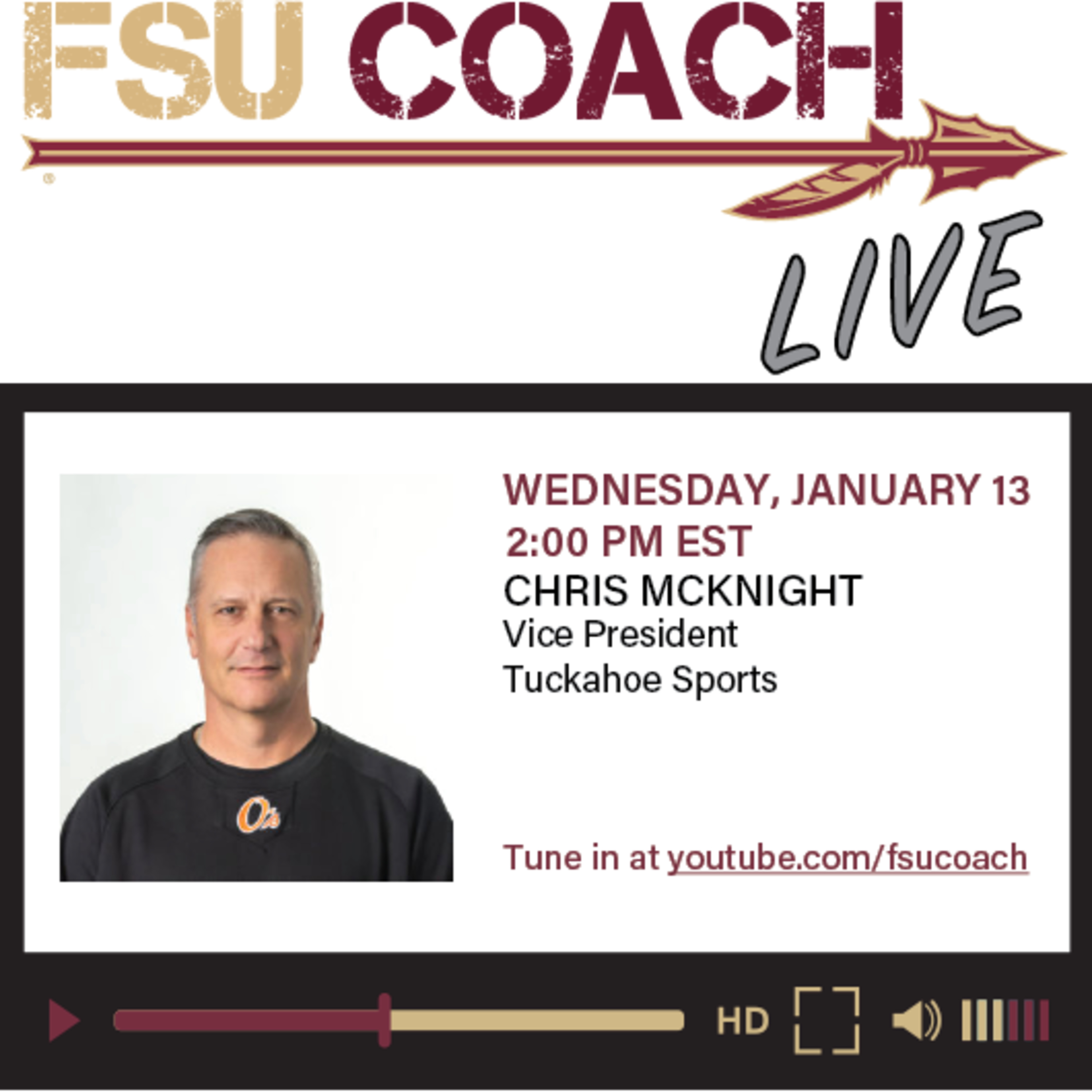 FSU COACH Live: Interviews with Coaches and Sports Professionals